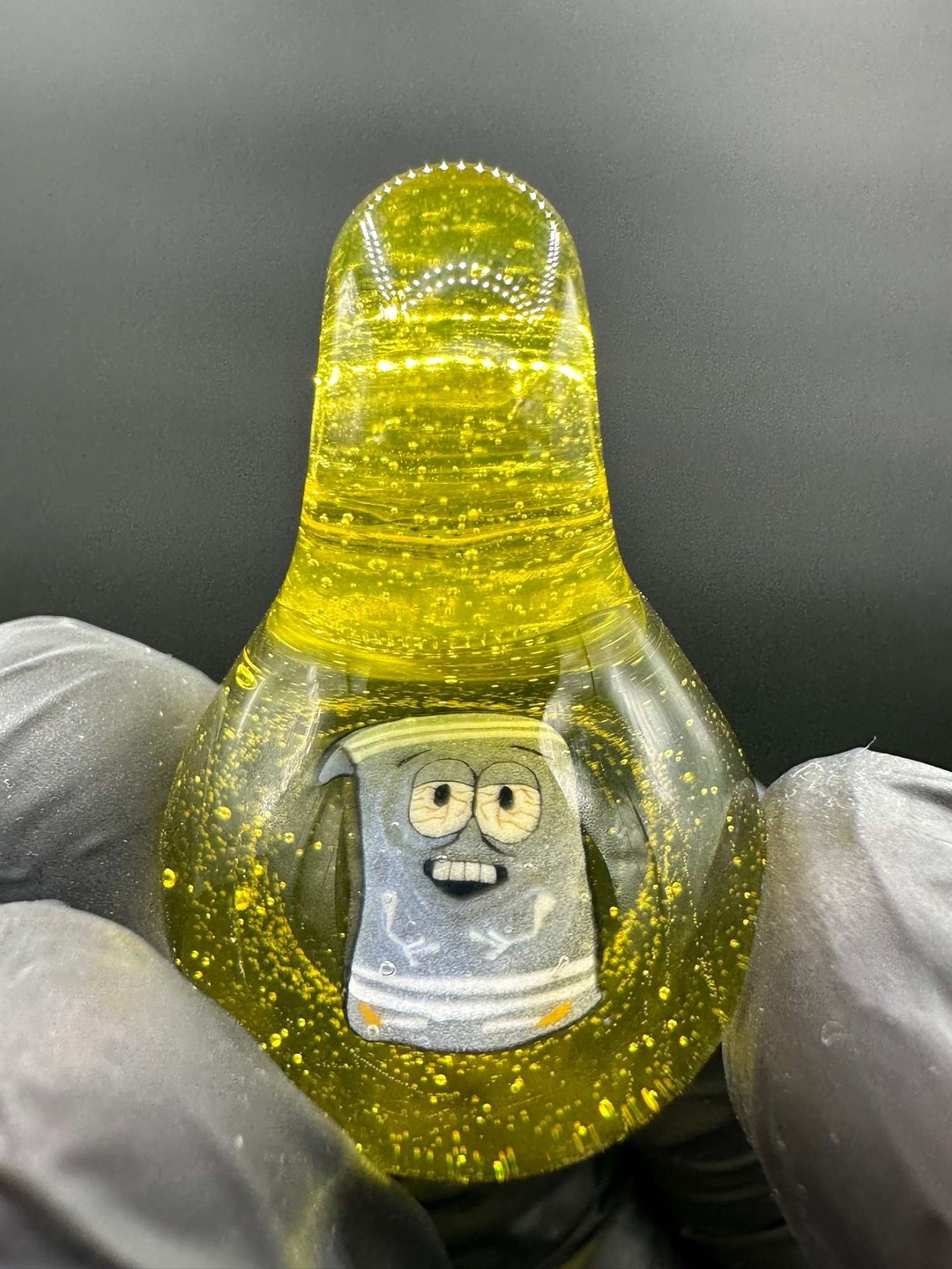 Keys Glass Towlie Yellow image 0