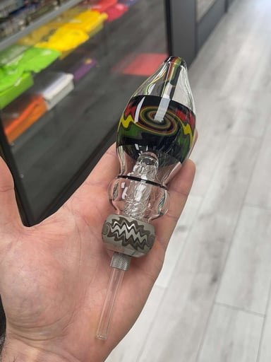 Preview pic of Nectar collector 710 limited edition dab egg black rasta