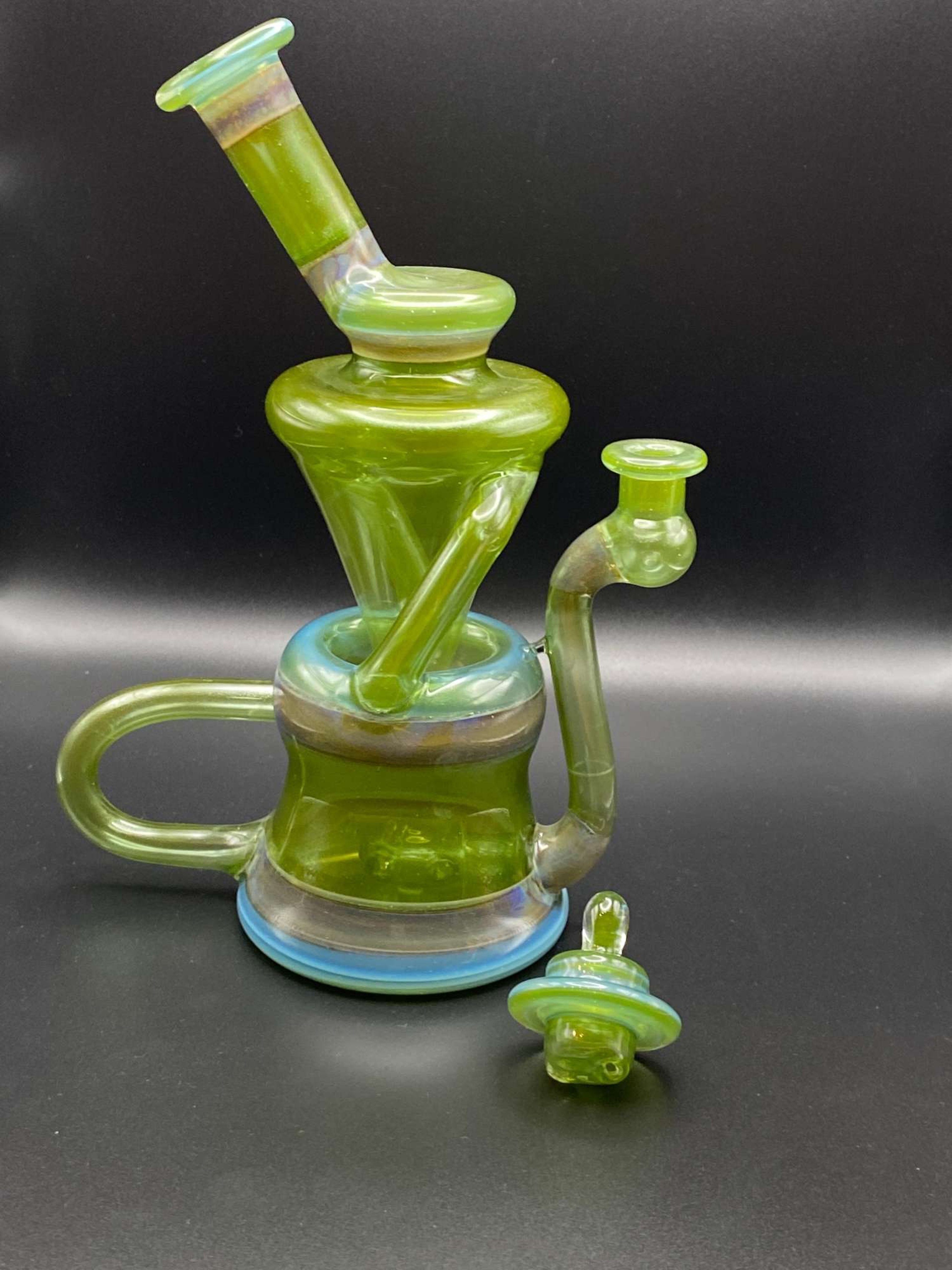 Walmot Glass Fully Worked Recycler Rig image 0