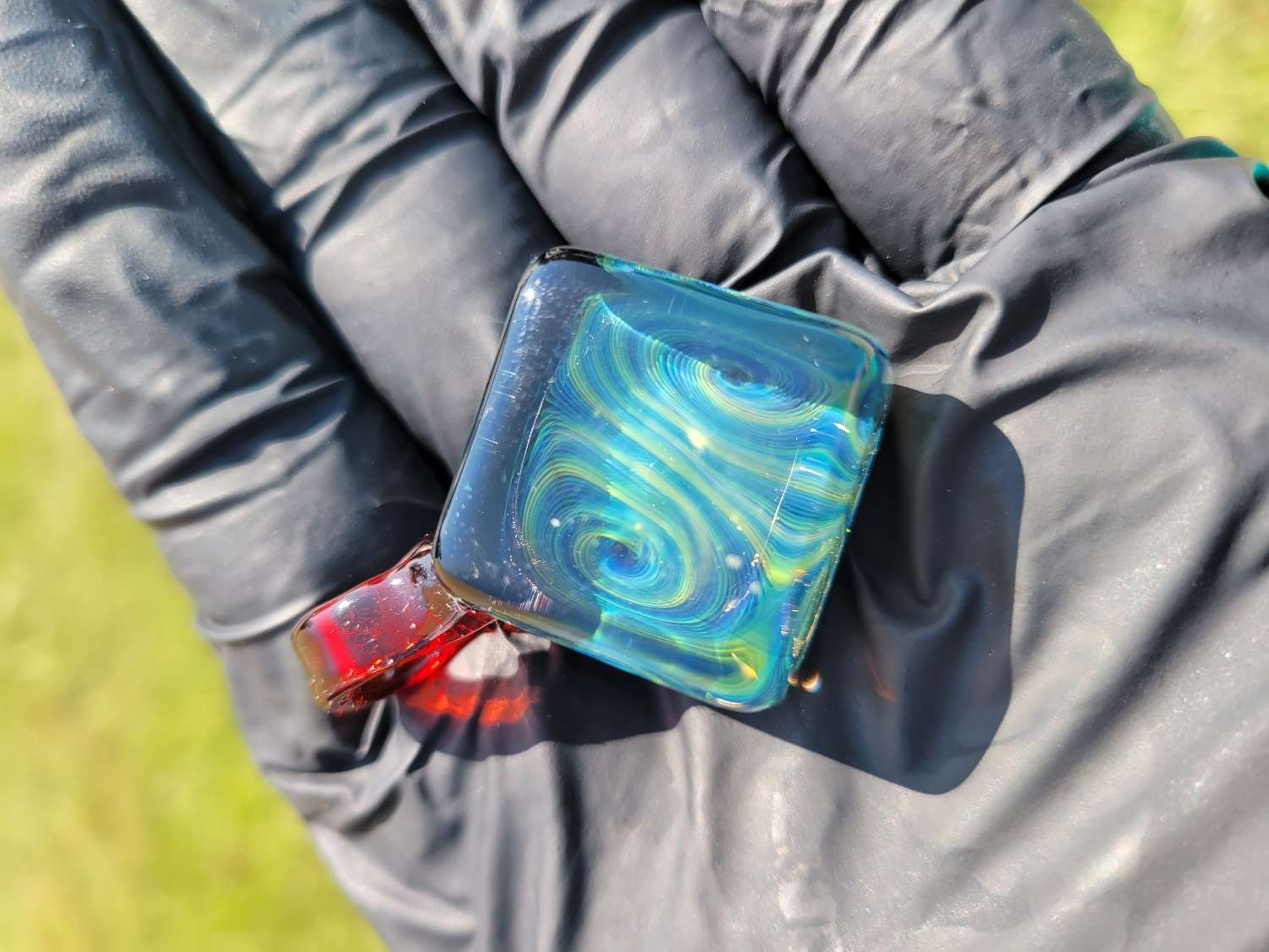 Sully Reynolds Fumed Square Pendant image 0