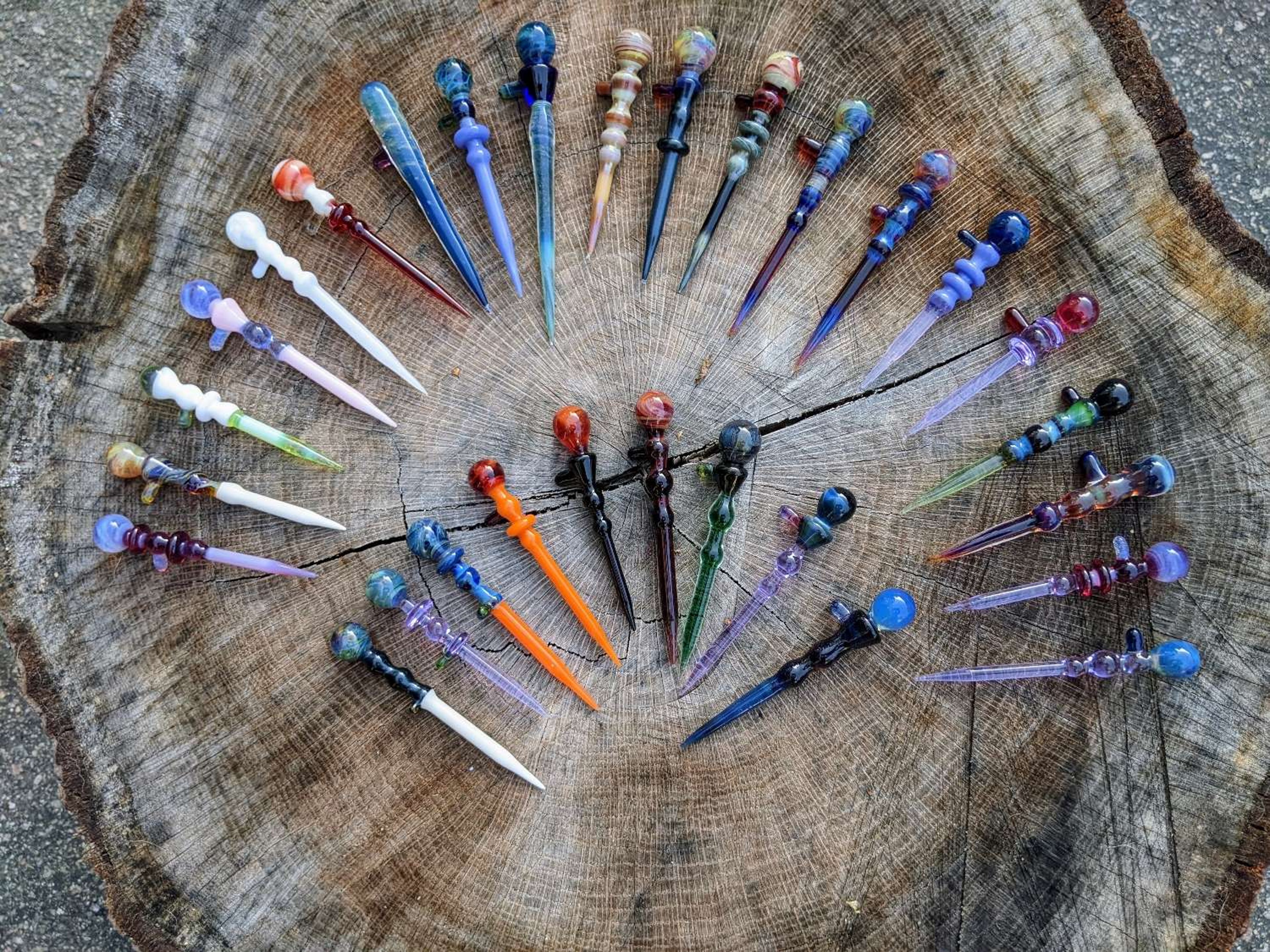 Hand Blown Tools/Pokers! *** 3/$75 or $25 each! *** image 0