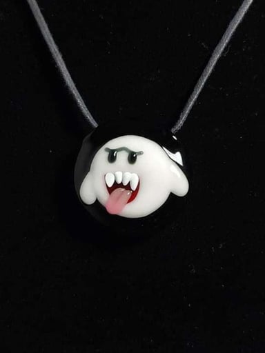 Preview pic of Heretic Glass Big Boo Pendant 