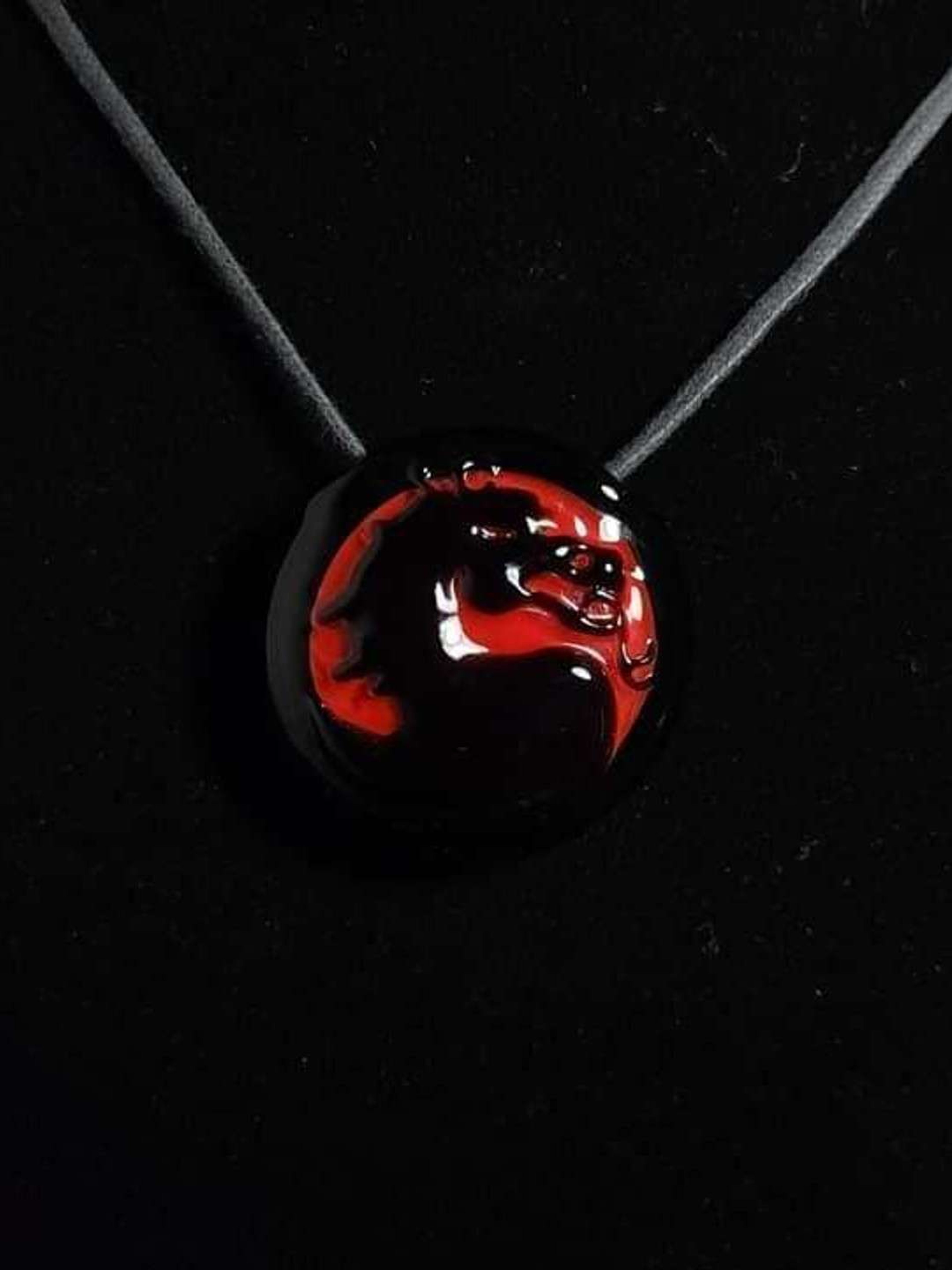 Heretic Glass MK Dragon Pendant image 0