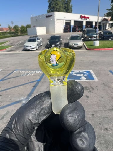 Preview pic of Keys Glass Millie Slide yellow