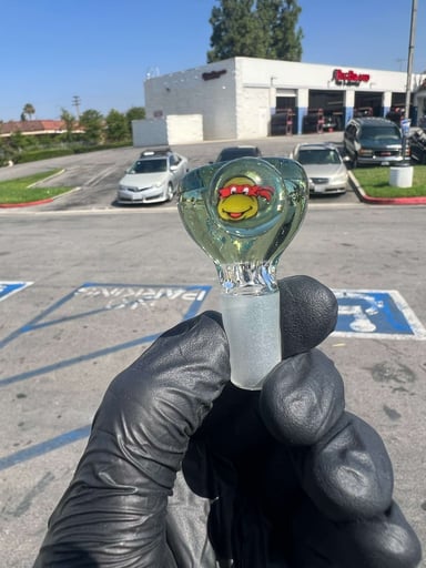 Preview pic of Keys Glass MIllie Slide teal