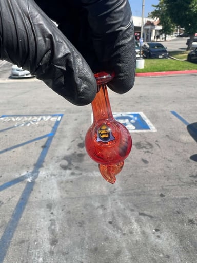 Preview pic of Keys Glass Spinner Cap Ruby Red
