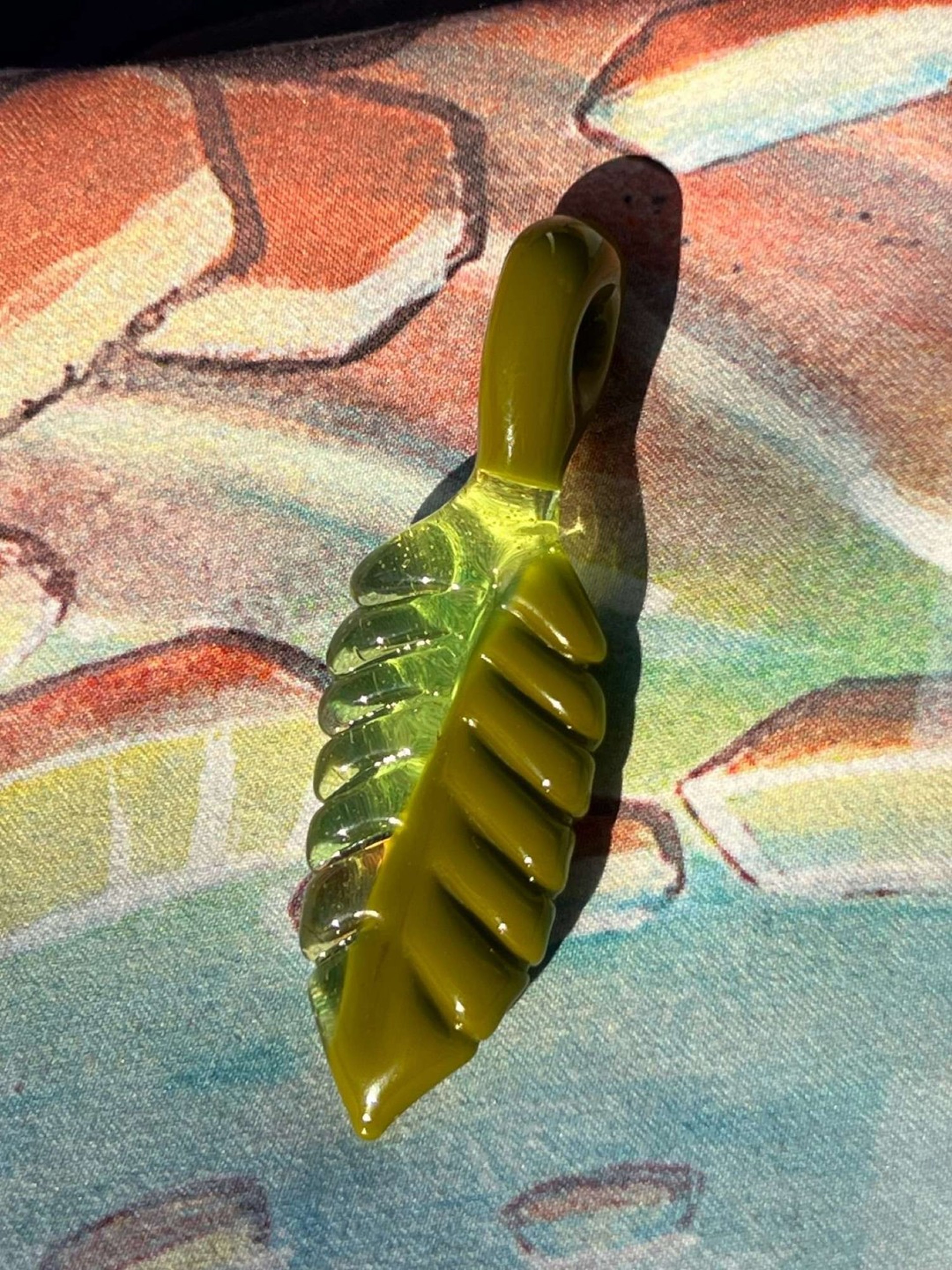 Green leaf pendy image 0