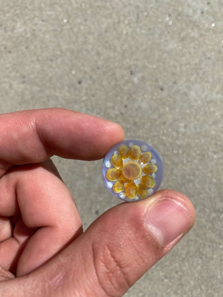 UV Flower Marble Image