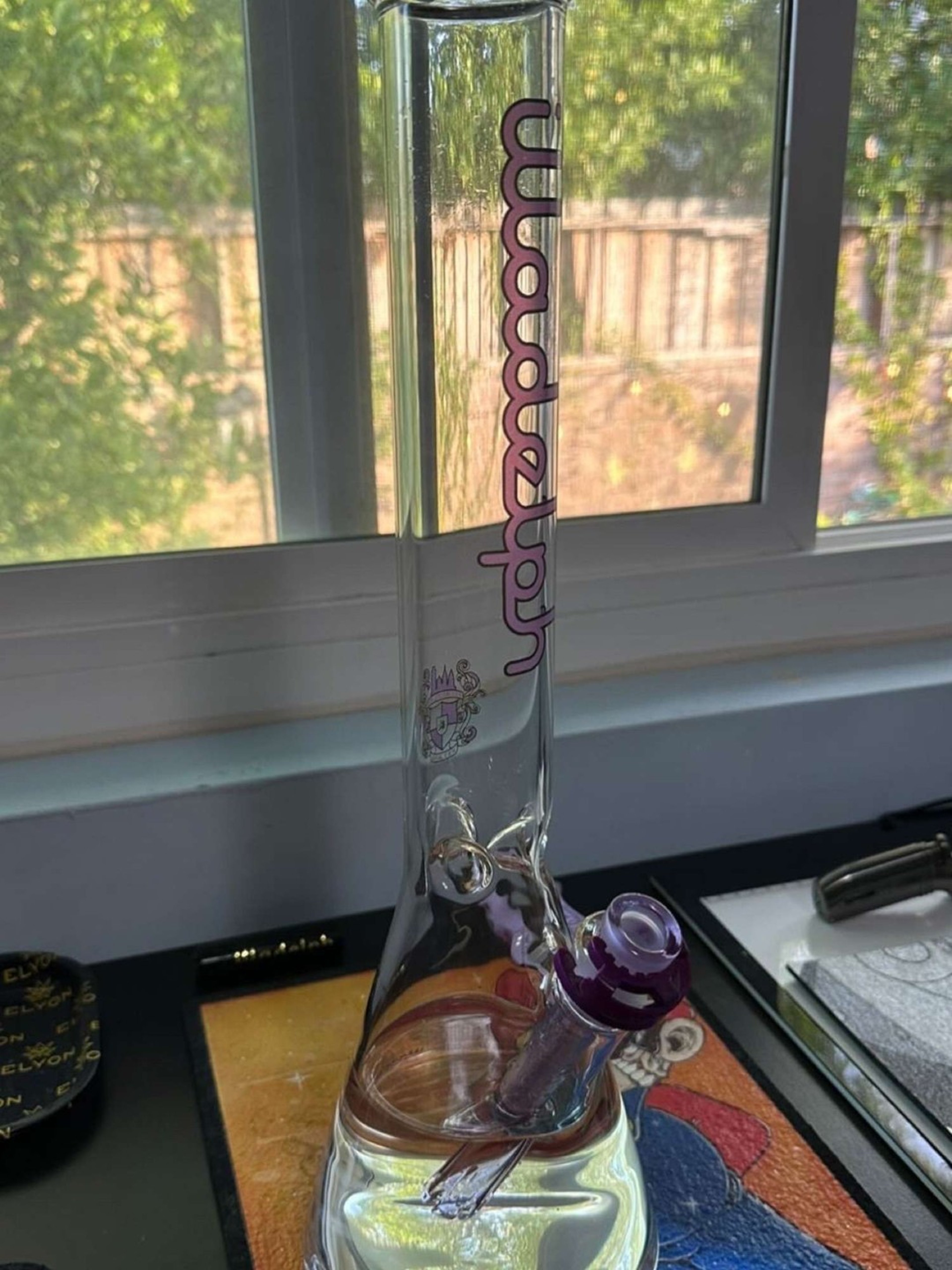 Short Purple Label Illadelph Beaker image 0