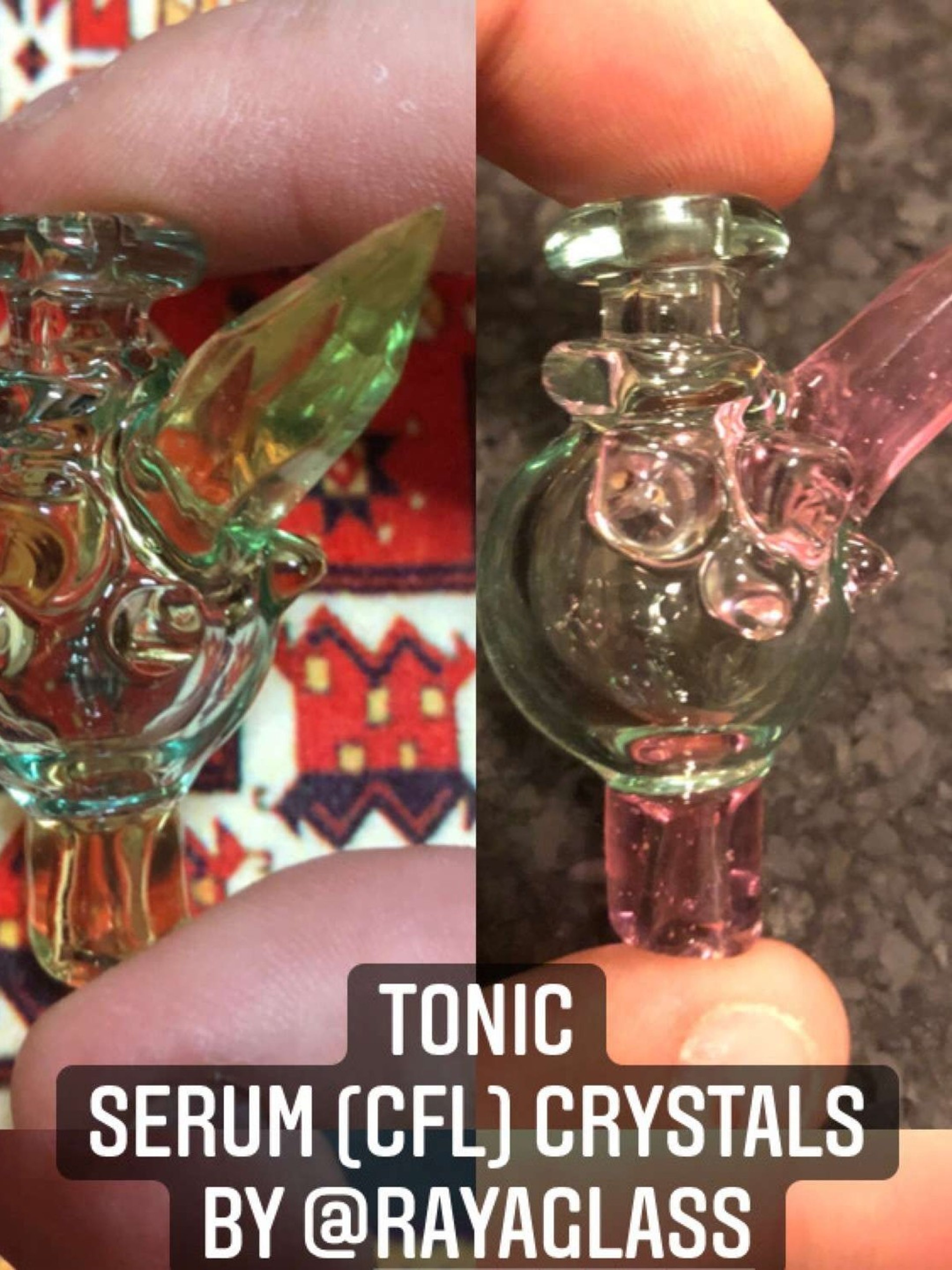 TONIC and SERUM CFL crystal cluster bubble cap image 0