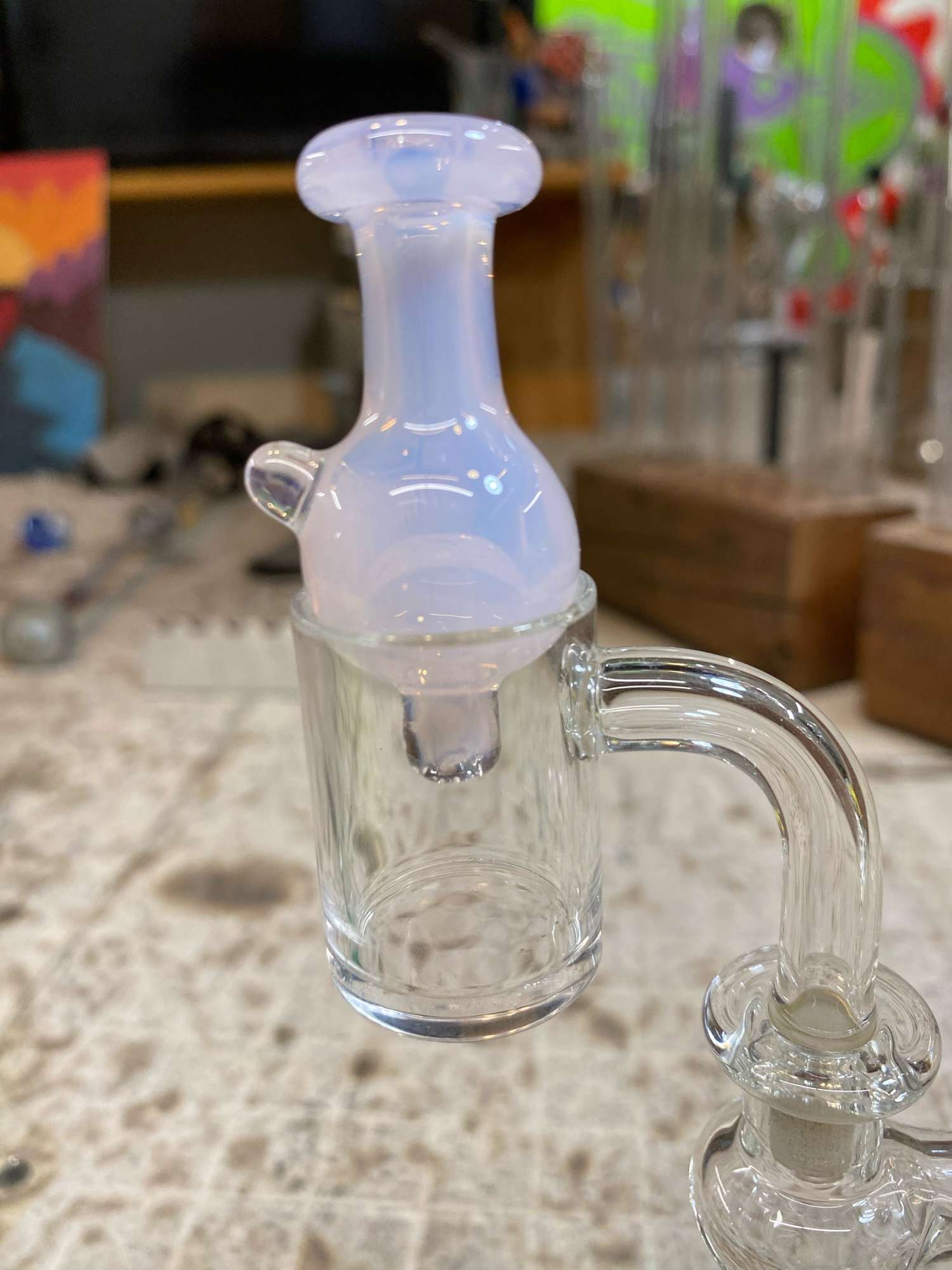 Preview pic of Jade pink bubble cap