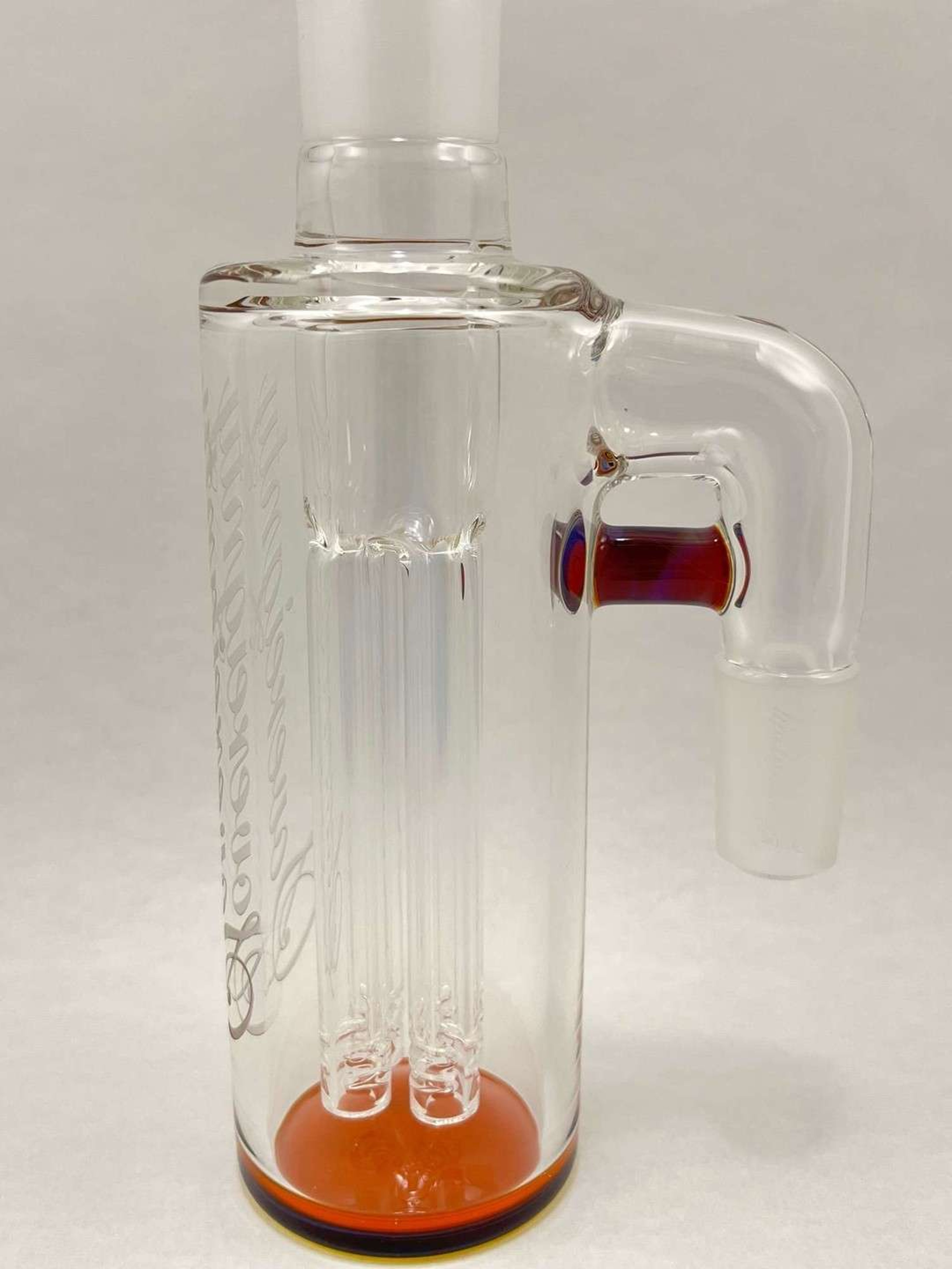 Preview pic of BRAND NEW Sovereignty Glass 18mm 4 Arm Ash Catcher w/ Amber Purple/Lava Accents × 1 