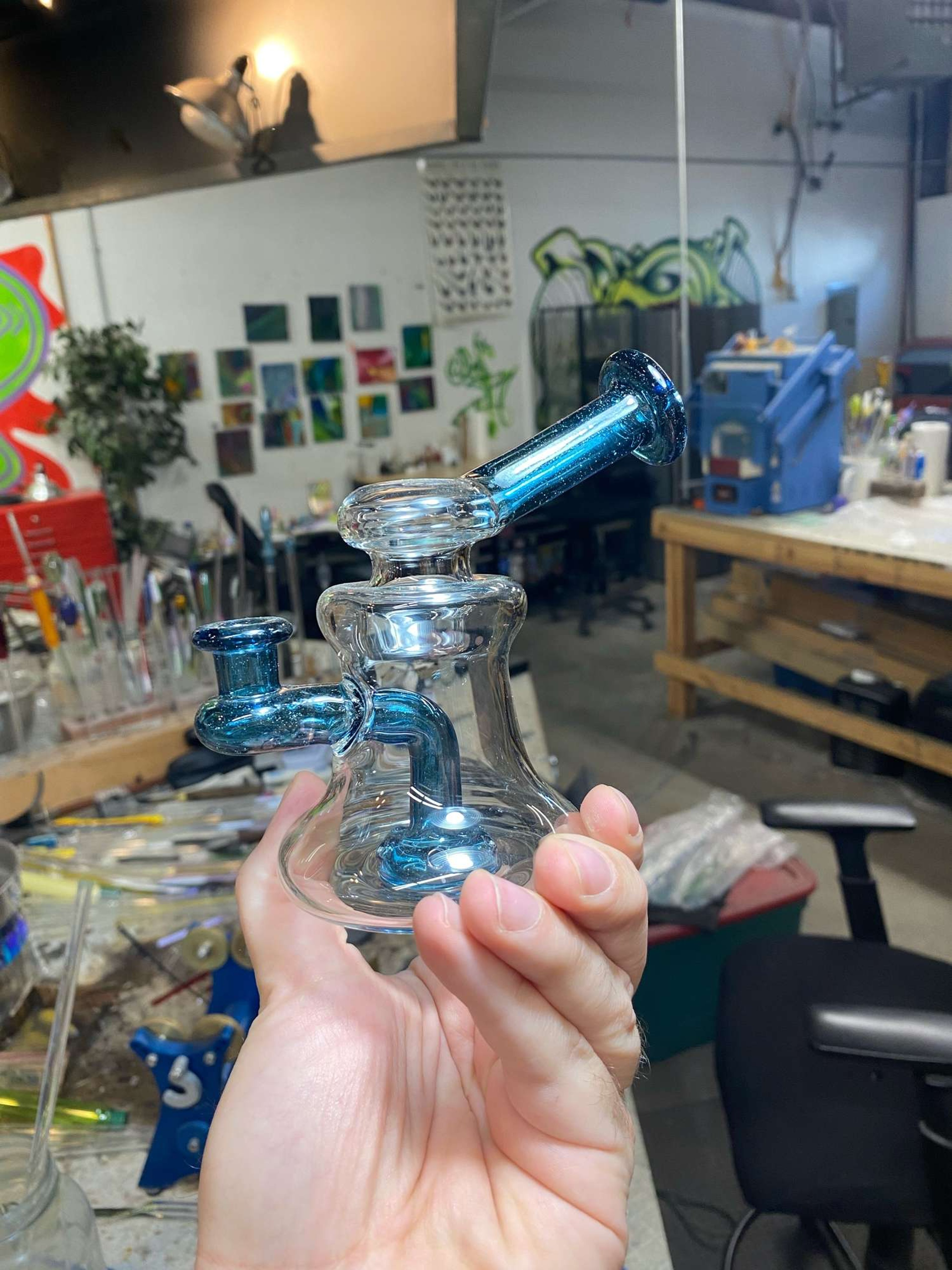 Preview pic of Luna over heavy blue stardust banger hanger