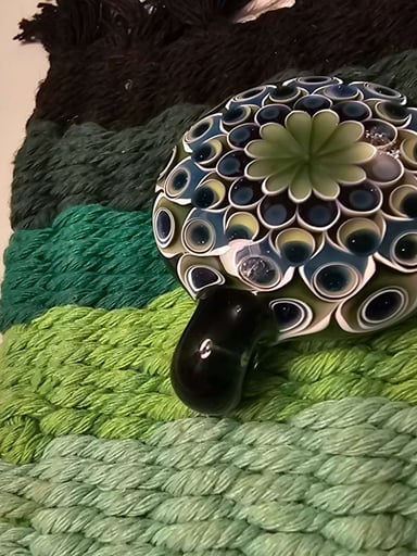 Preview pic of Juju glass beautiful dot stack pendant