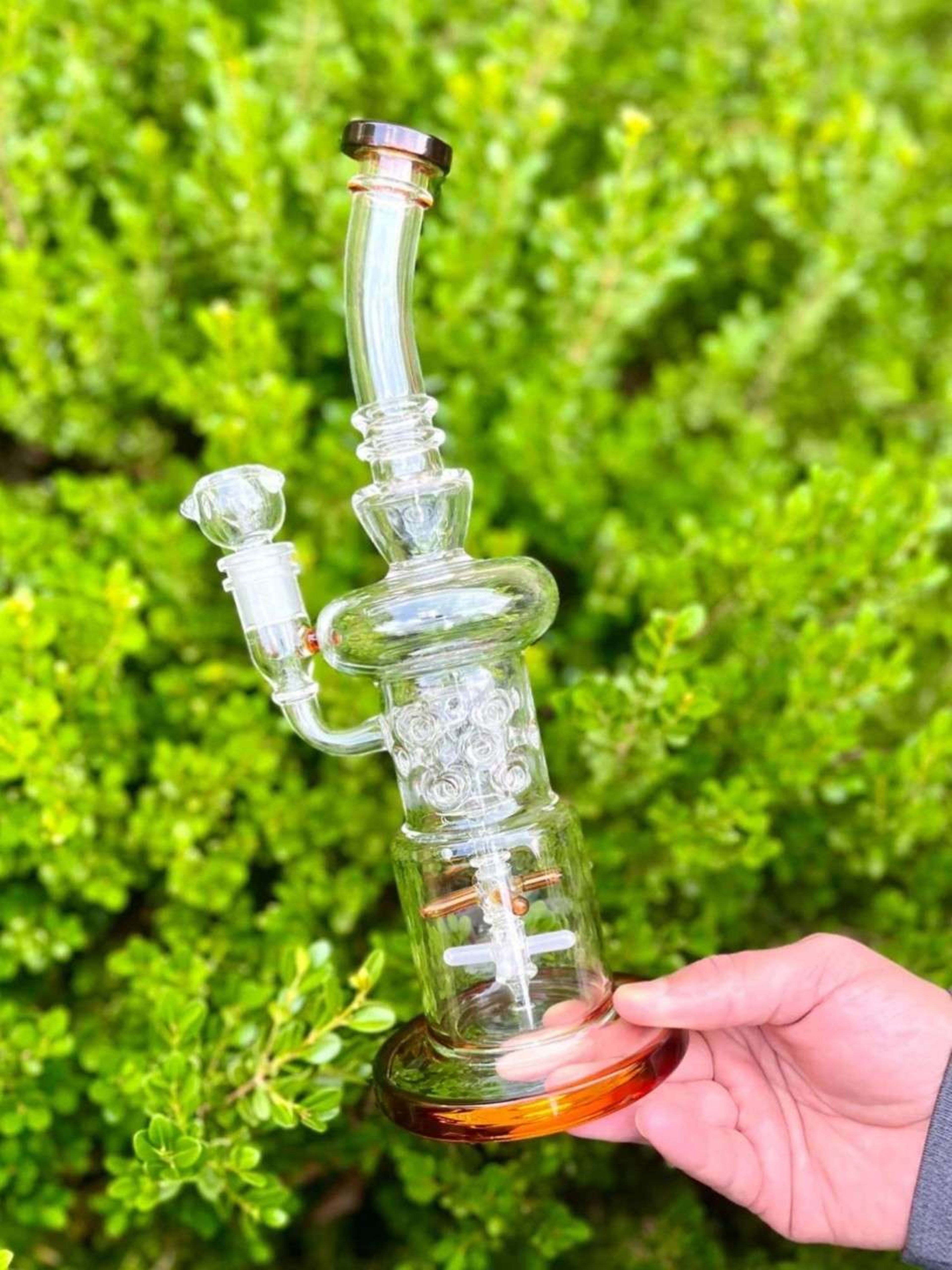 12″ Double Propeller Drum Water Pipe image 0