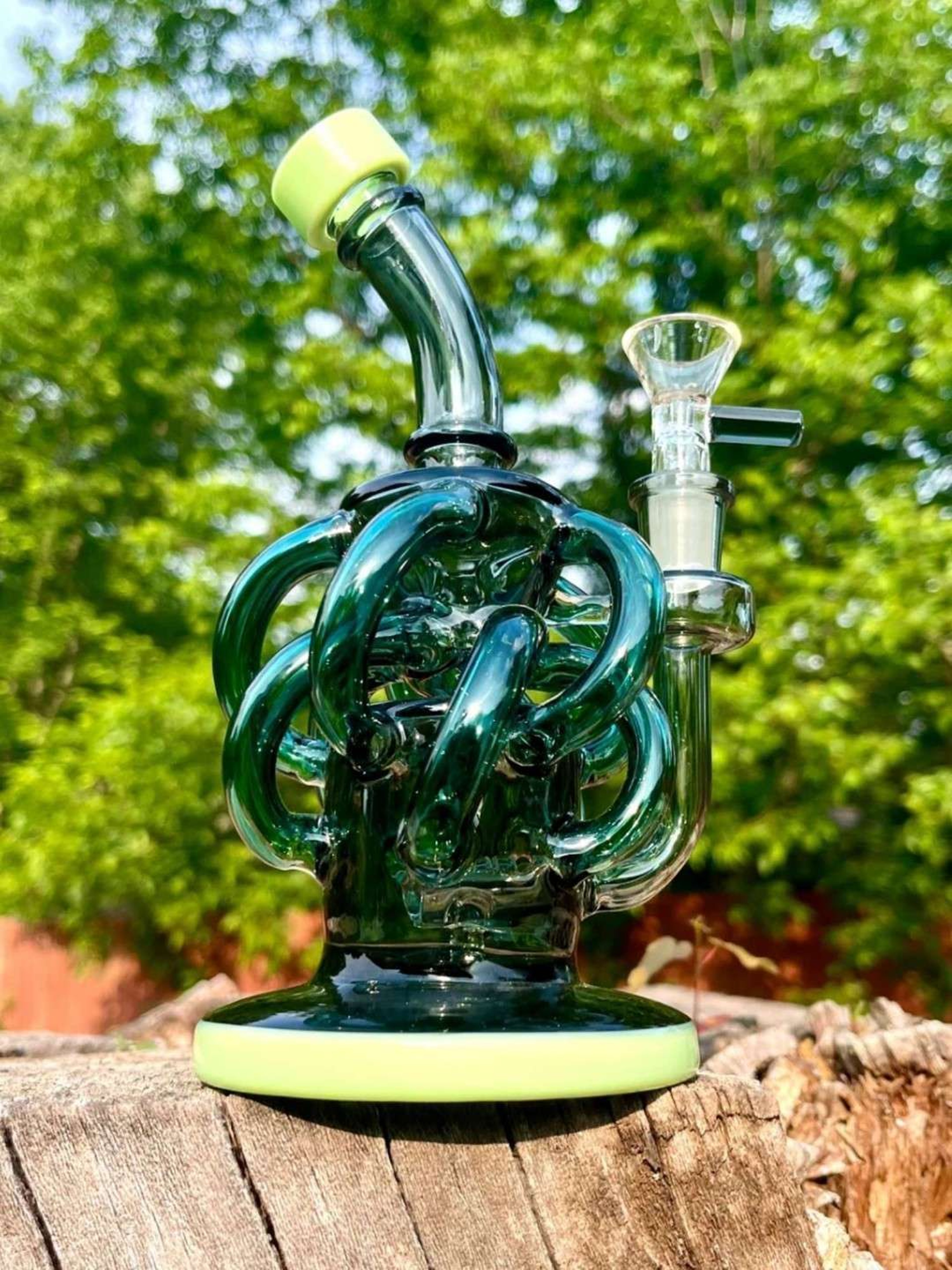 8″ Aleaf Scientific Recycle Rig image 0