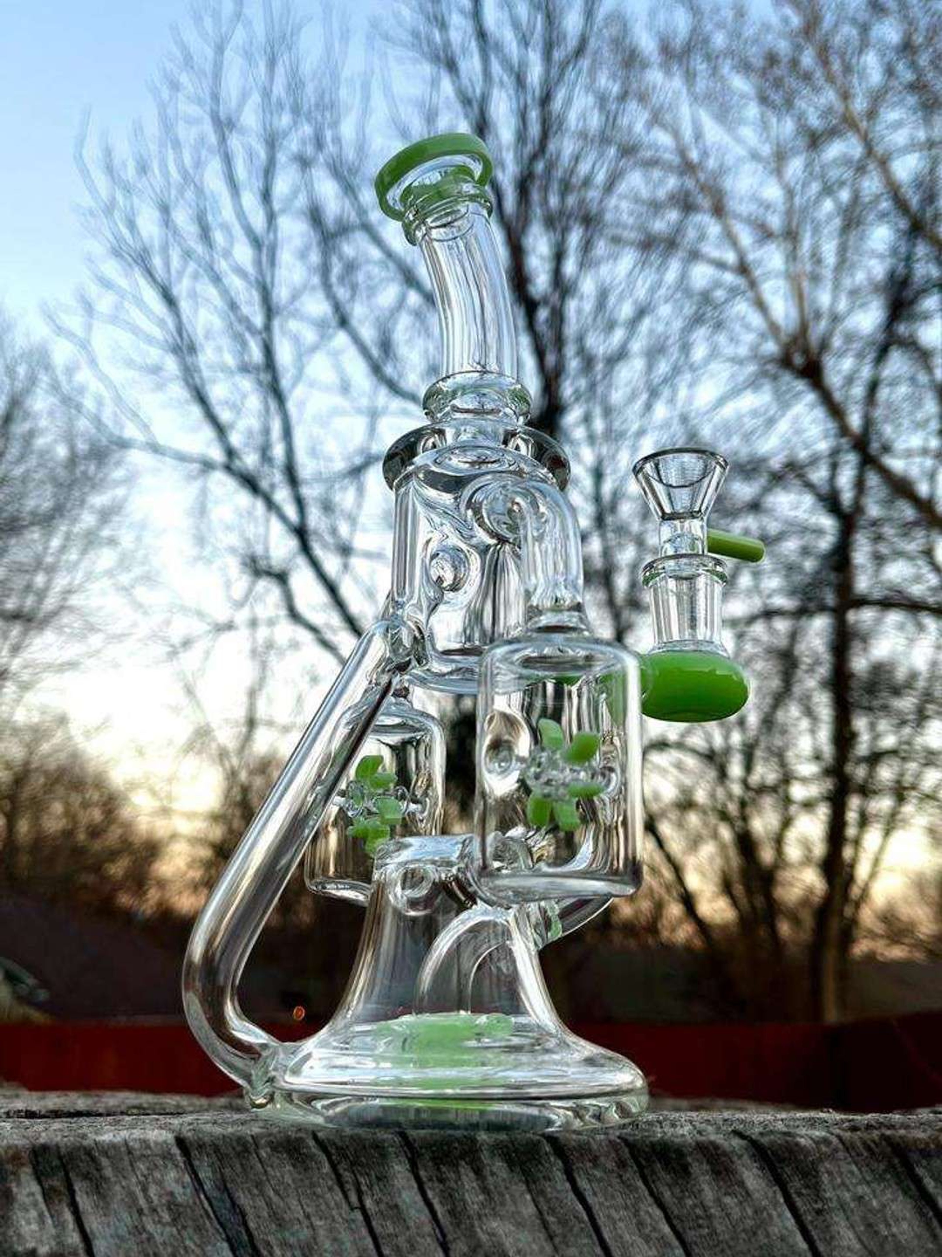 Preview pic of 9" Glass Recycler Rig