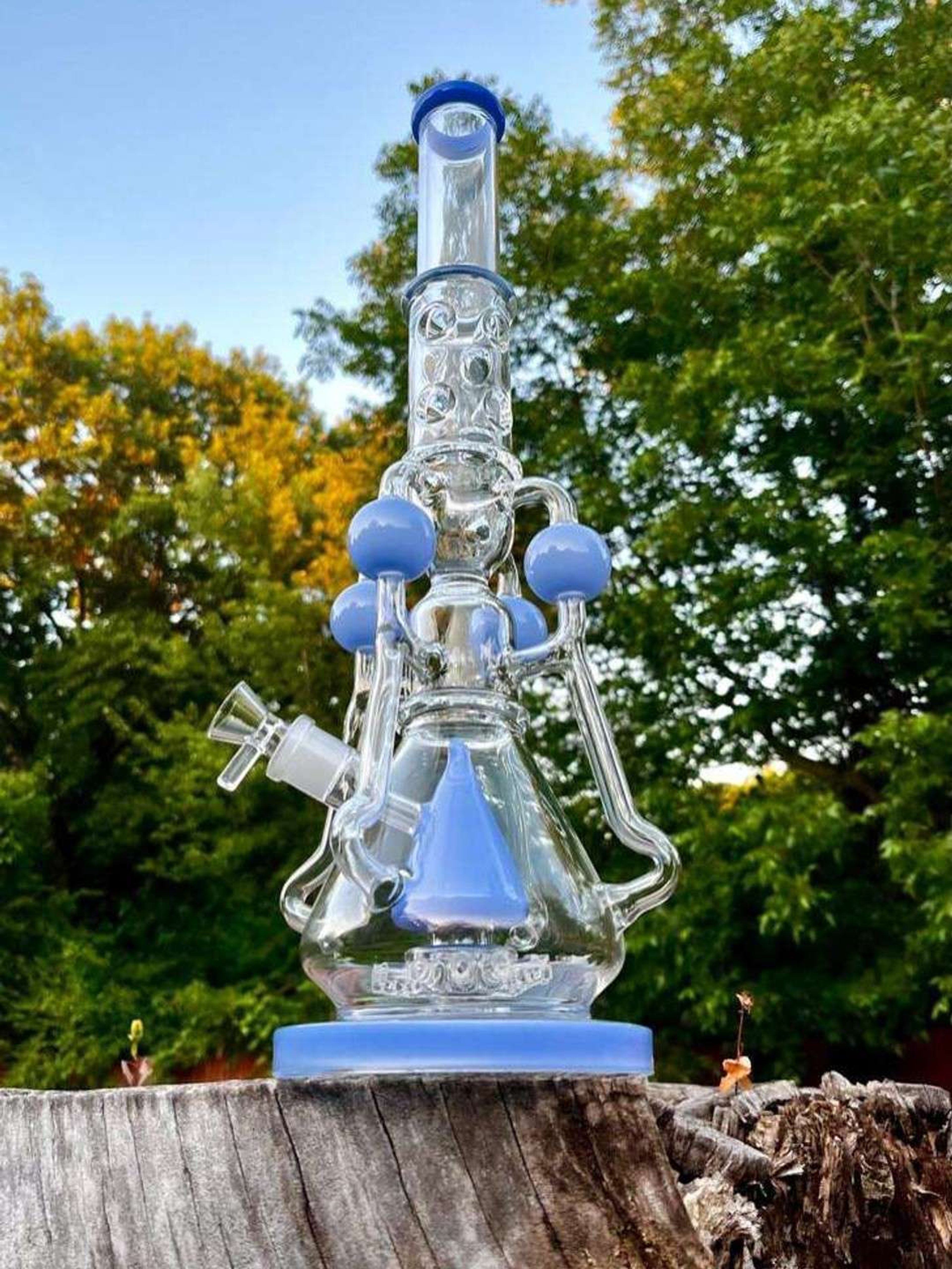 Preview pic of 20" Thick Glass Recycler Rig