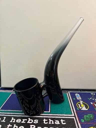 Preview pic of Puffco Proxy Bubbler 6 Slit Black Glass