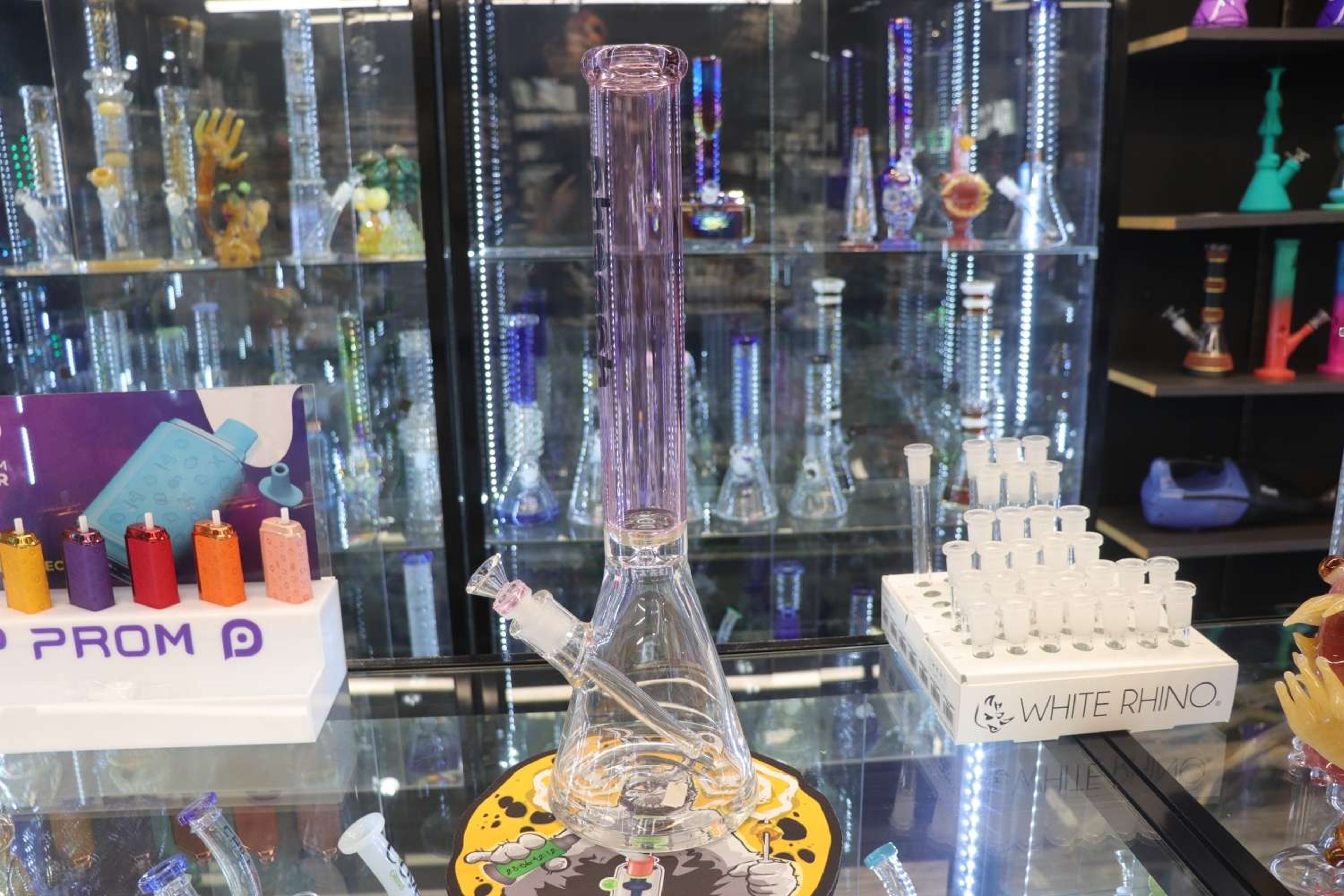 Cheech & Chong Bong (Pink) 18 Inch image 0