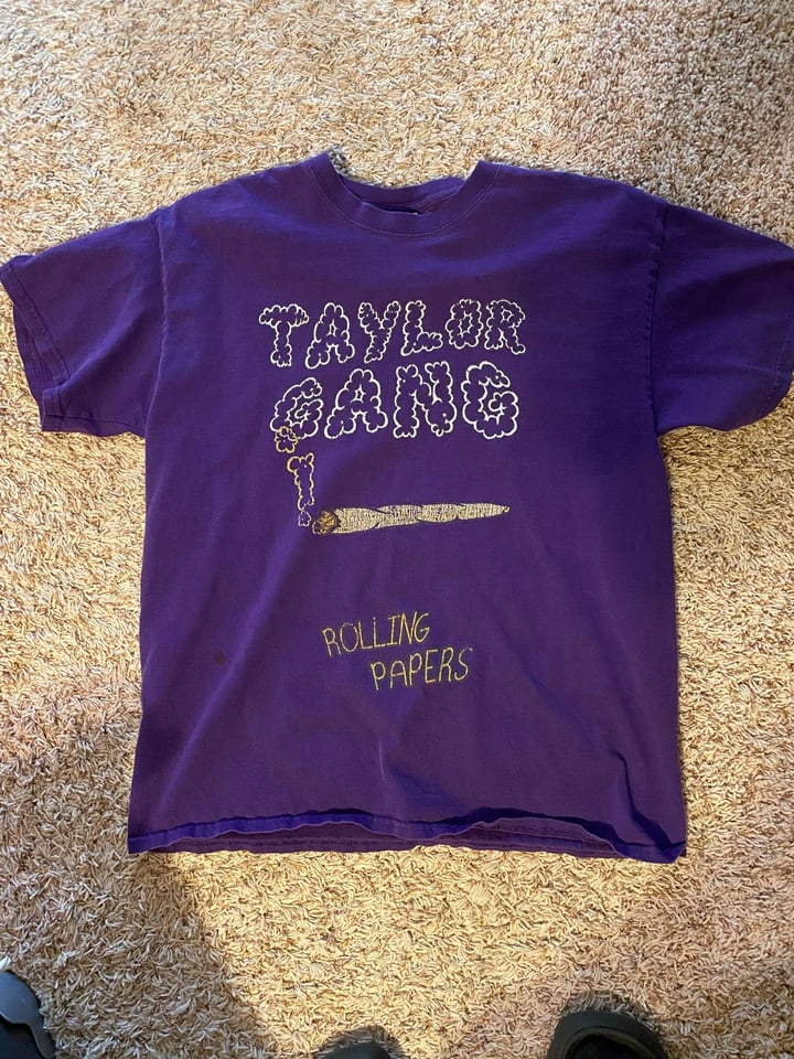 Taylor Gang Rolling Papers Purple Tee  Image