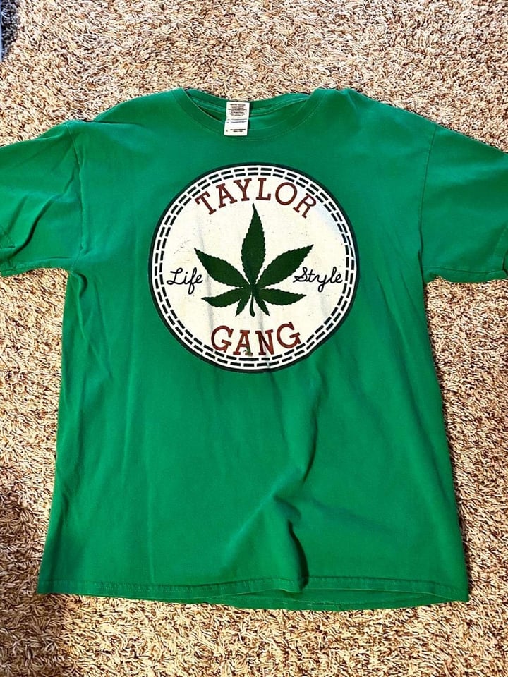 Taylor Gang Lifestyle Green Tee Large
