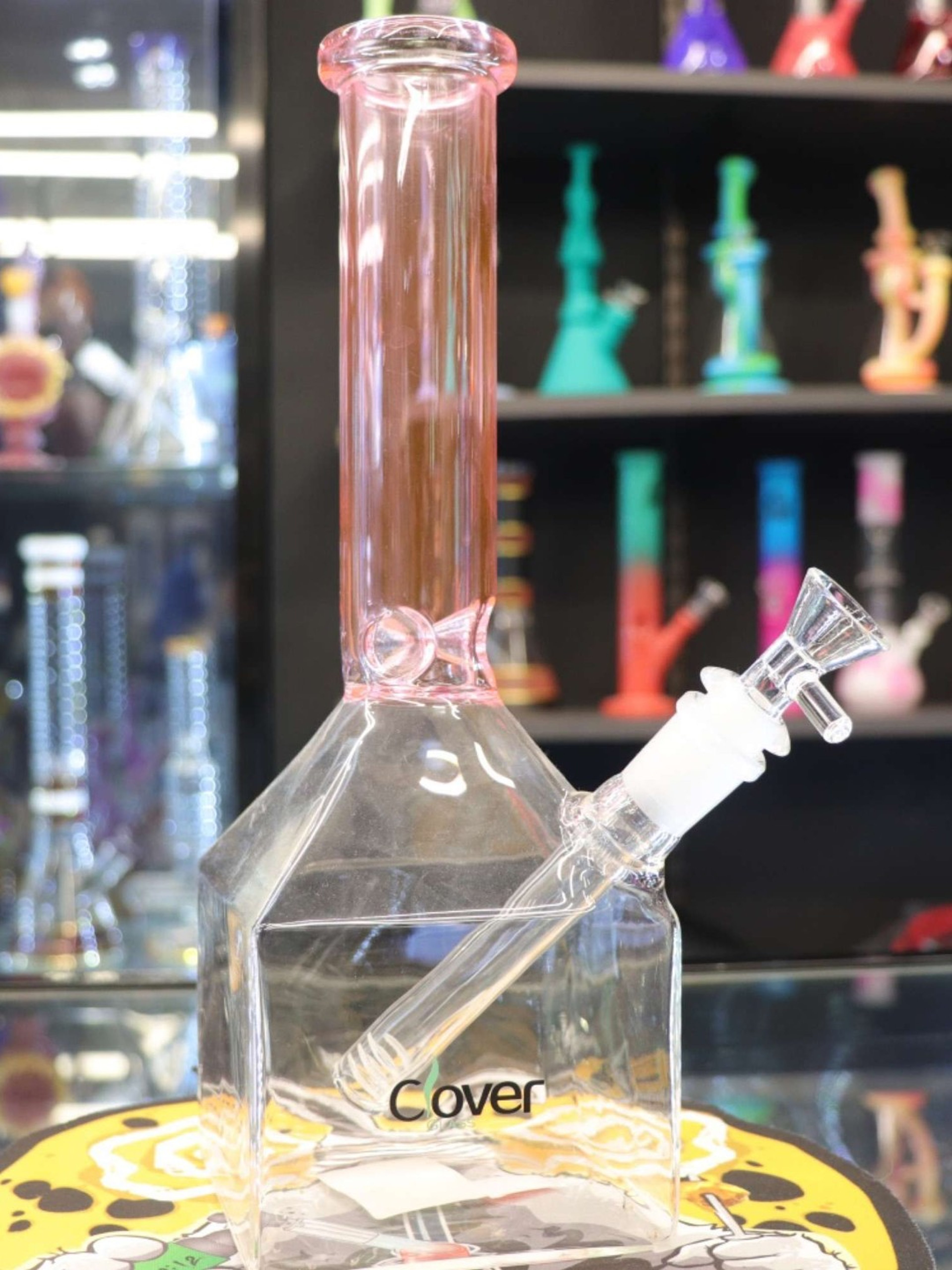 Clover Glass Beaker Bong 🔥25% OFF🔥 image 0