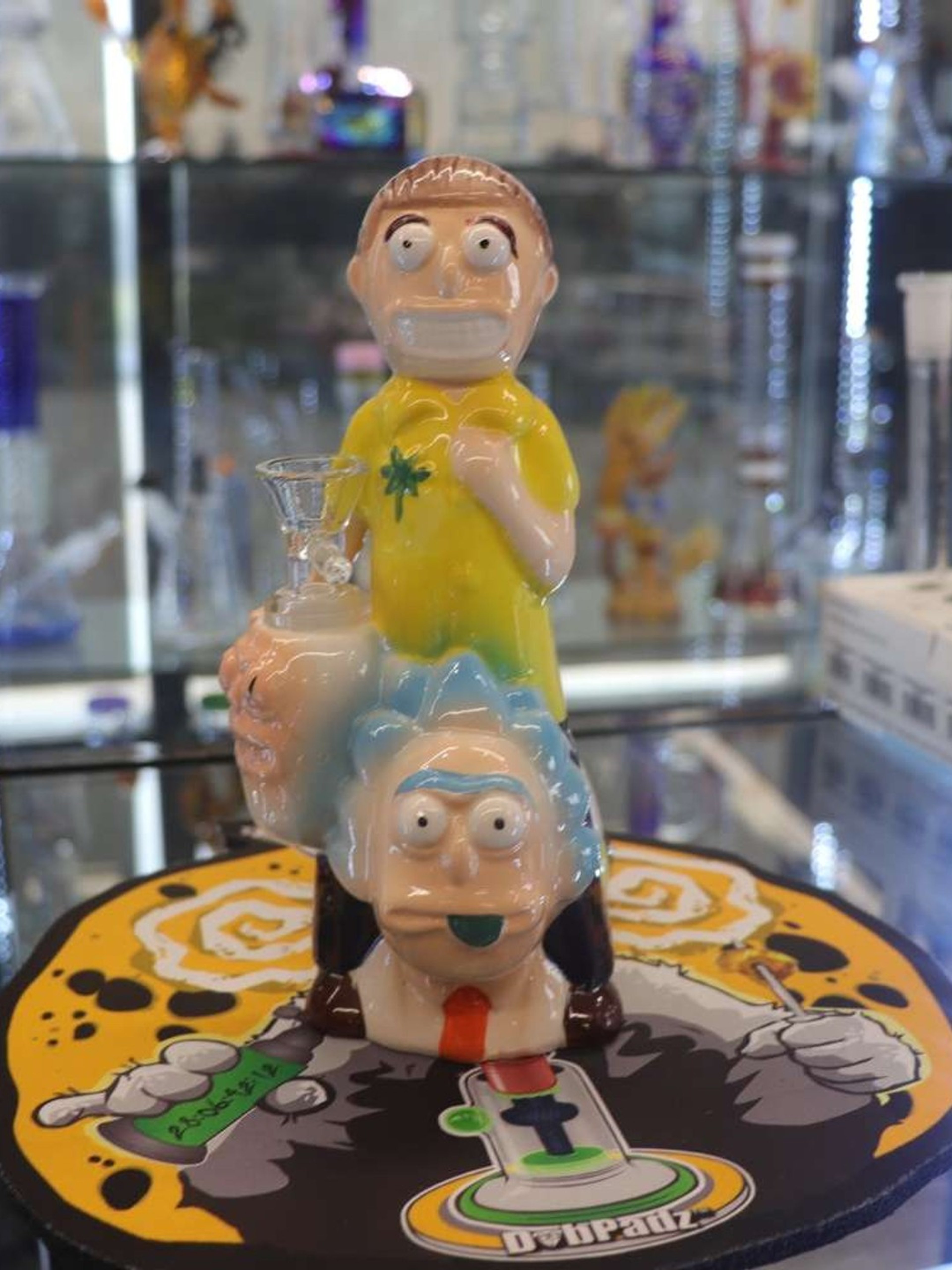 Rick & Morty Glass Bong 🔥25%OFF🔥 image 0