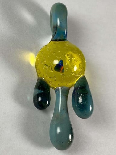 Preview pic of Yellow and IO Star RBG Opal Drip Pendant