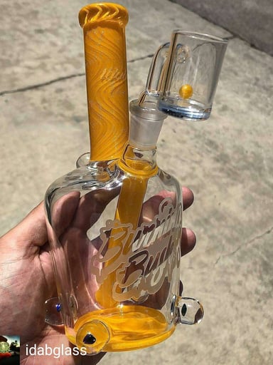 Preview pic of Idab Burning Bush Opal Inlays, Seed of Life Milli, Gold Flake, Henry Bottle
