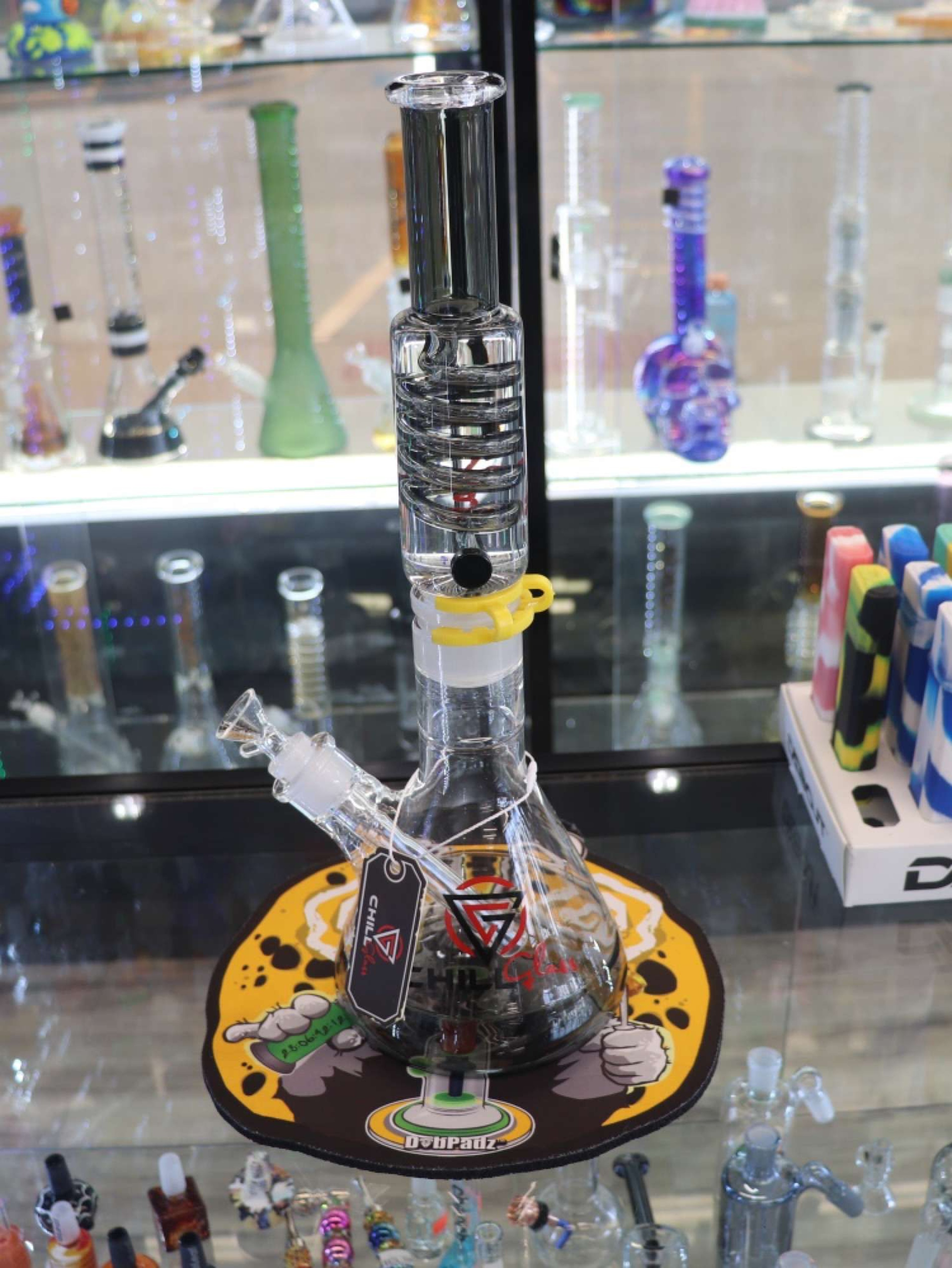 Chill Glass (black) Beaker Freeze Bong 🔥25%OFF🔥 image 0