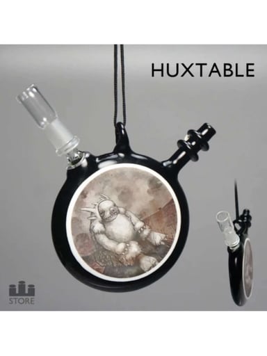 Preview pic of Huxtable Glass Pendant w/Creature 