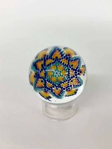 Preview pic of Robin Moore- Dot implosion Marble #1