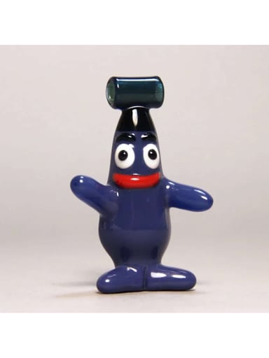 Preview pic of Creep glass Grimace pendant