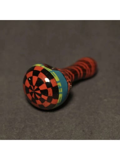 Preview pic of Hoffman red checkered spoon