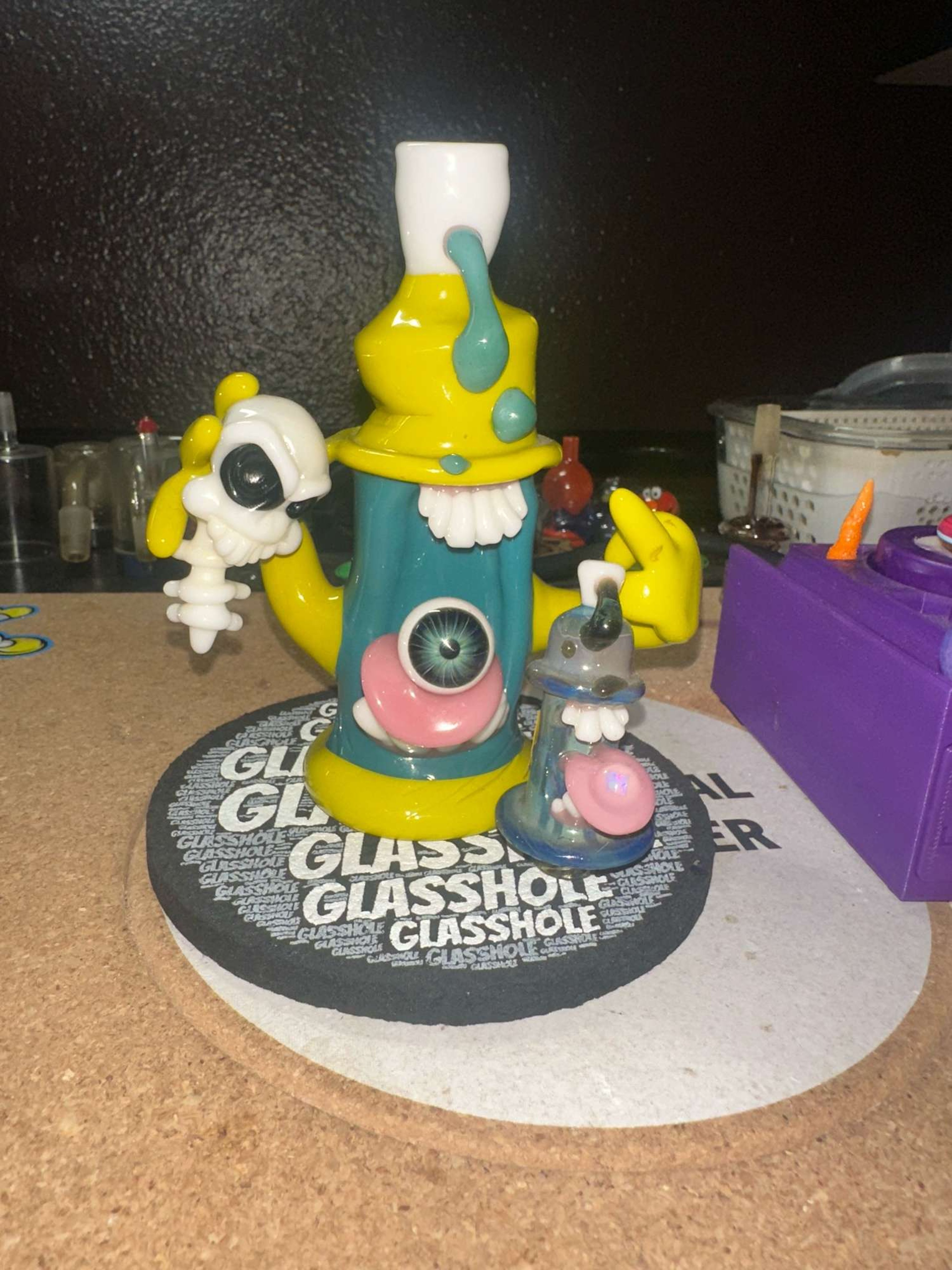 Glasshole with spinner cap image 0