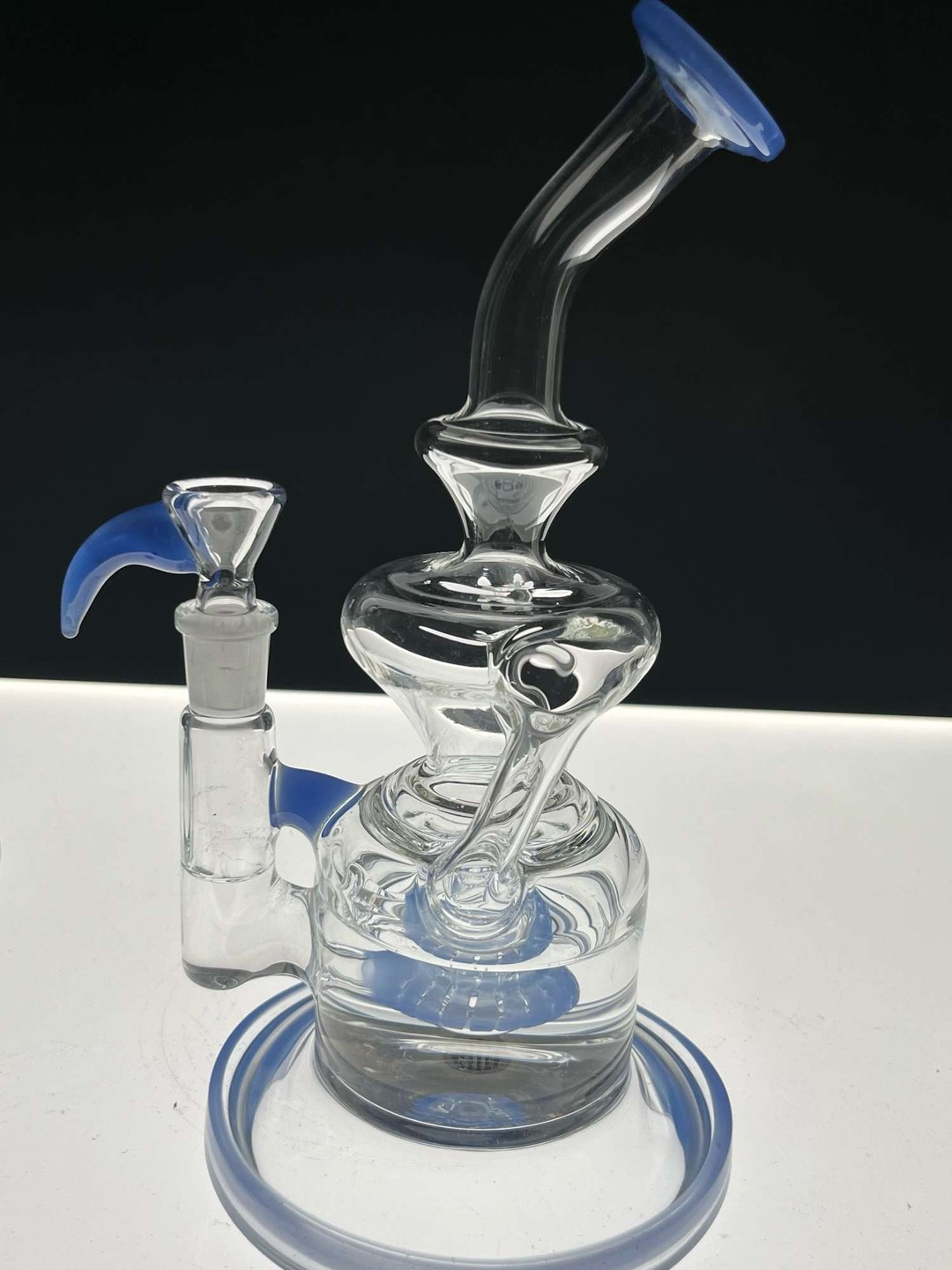 10” dual upstem recycler image 0