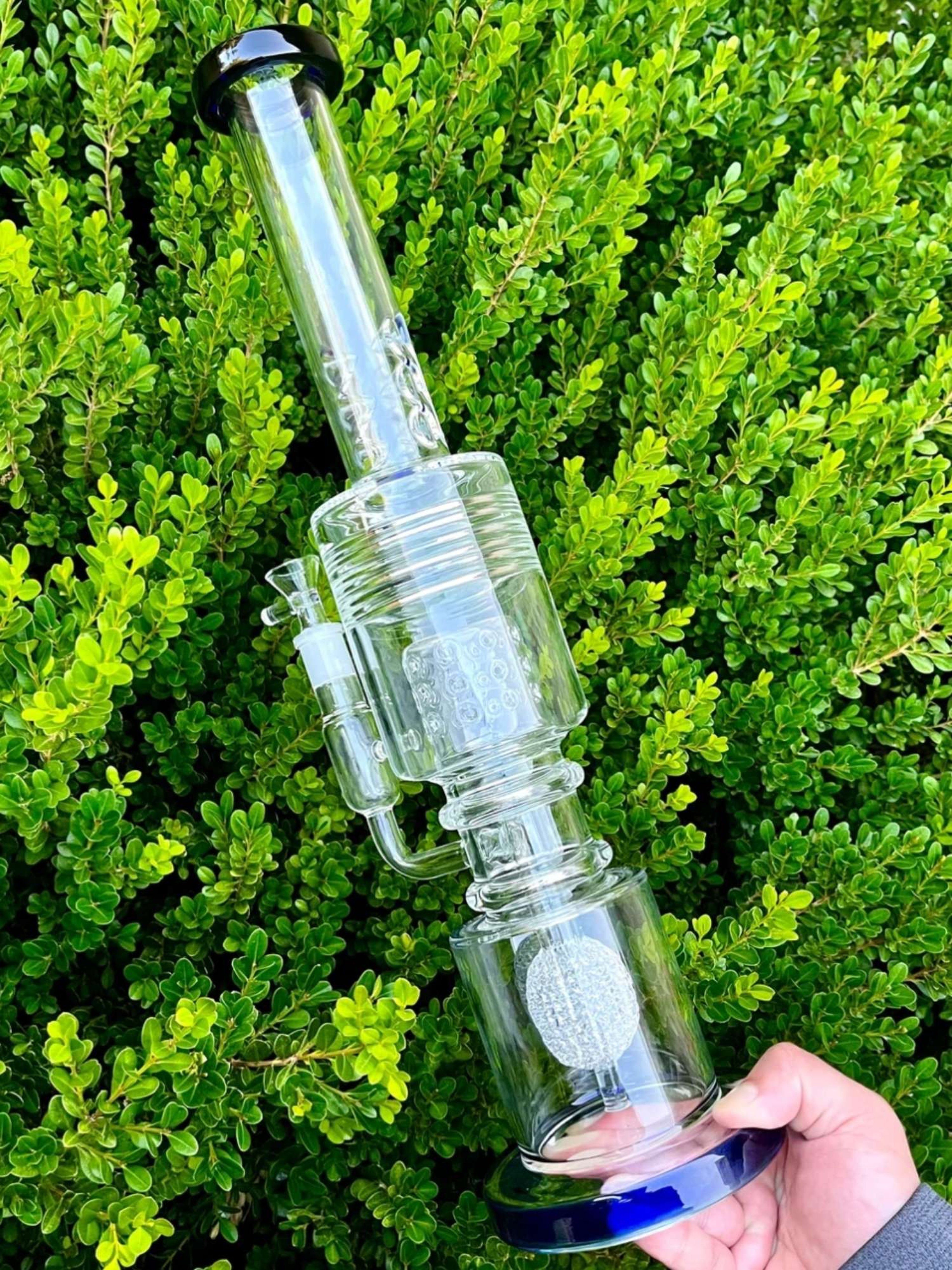 19 Inches Huge Glass Bong - Big Bong image 0