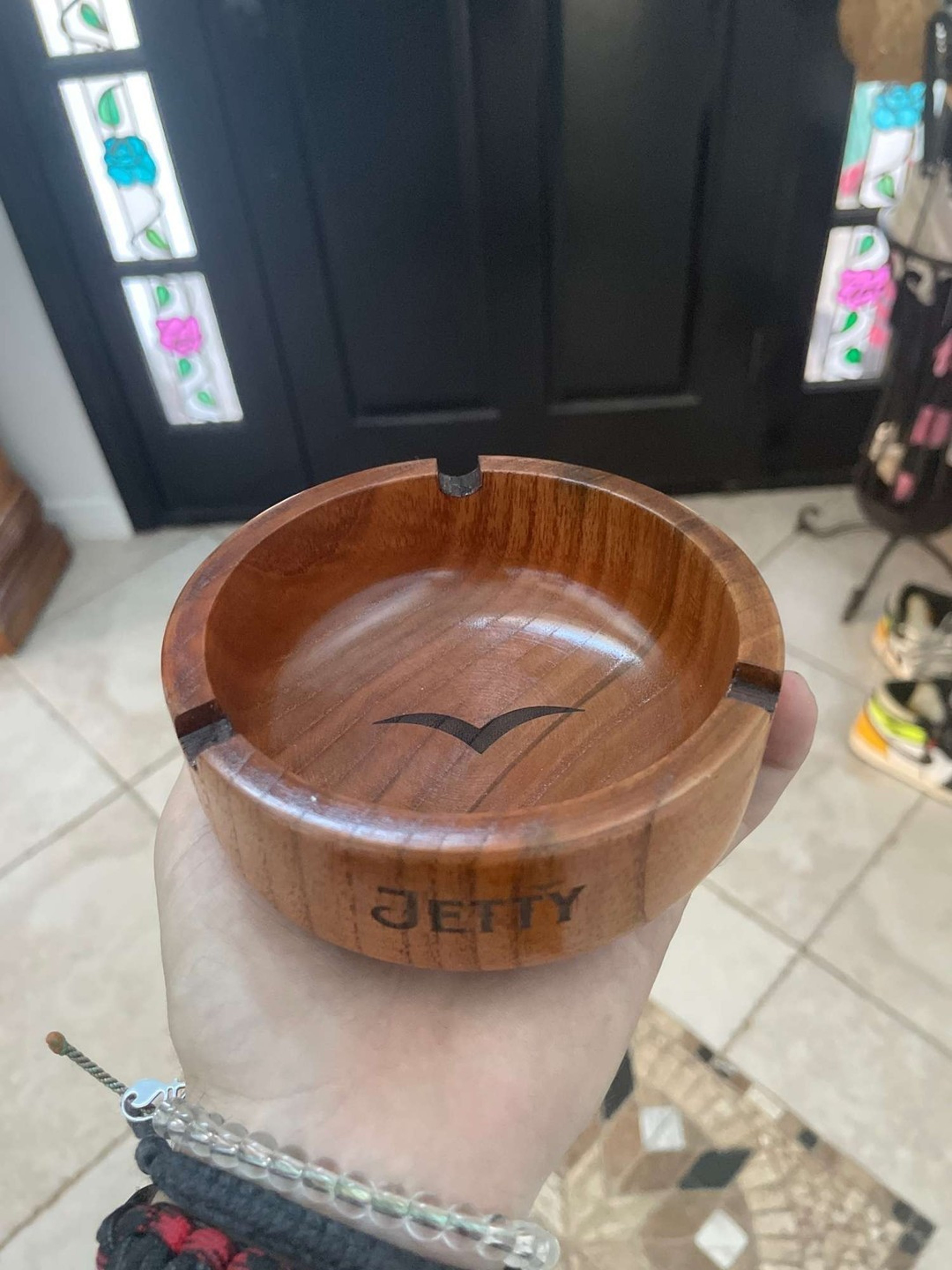 Preview pic of Jetty wooden ash tray