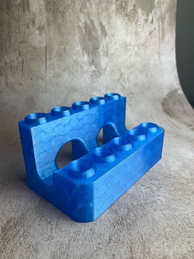 Preview pic of 18mm Transparent Blue 2 Tier Stand