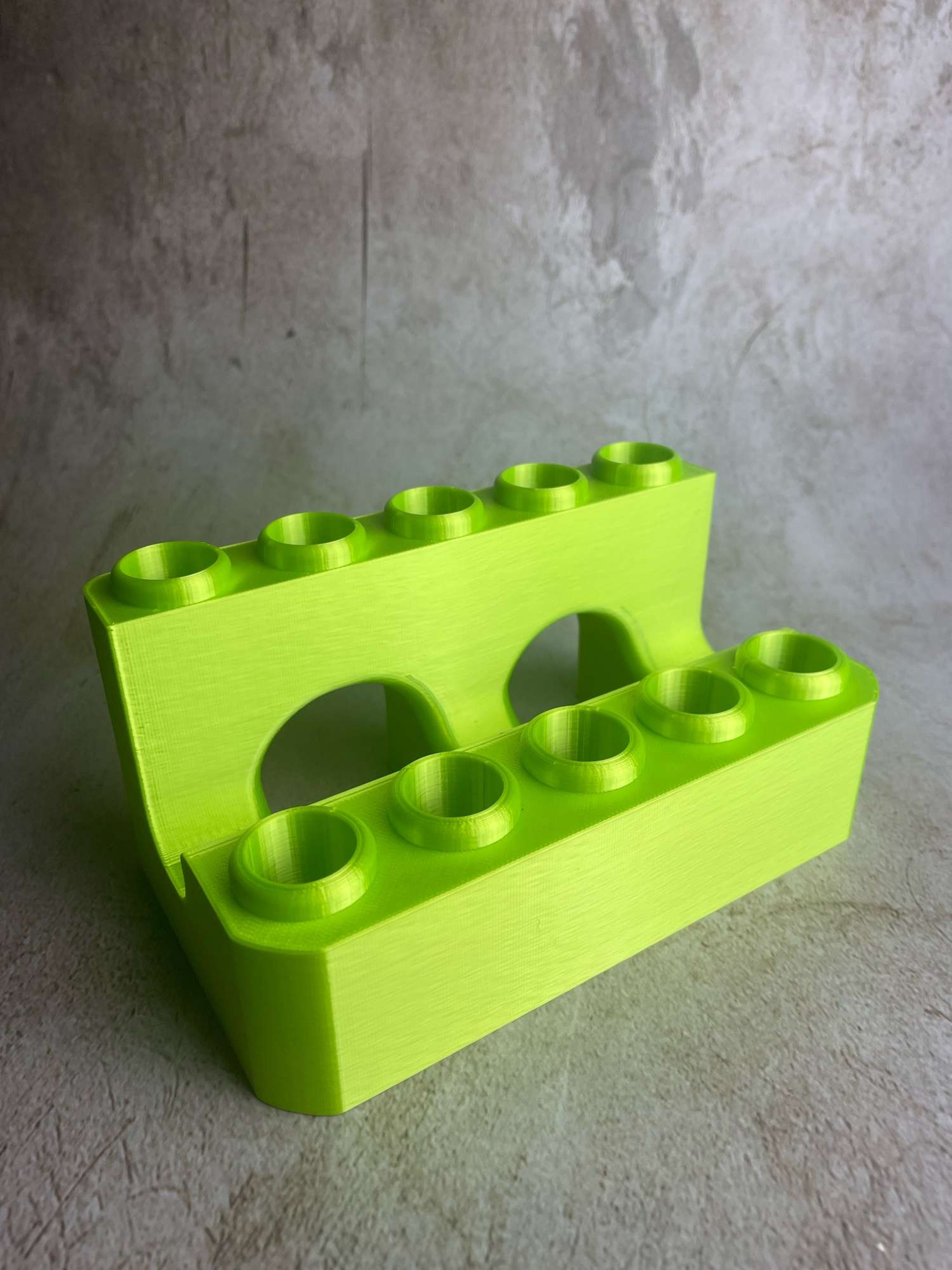 Green Silk 2 Tier Slide Stand image 0