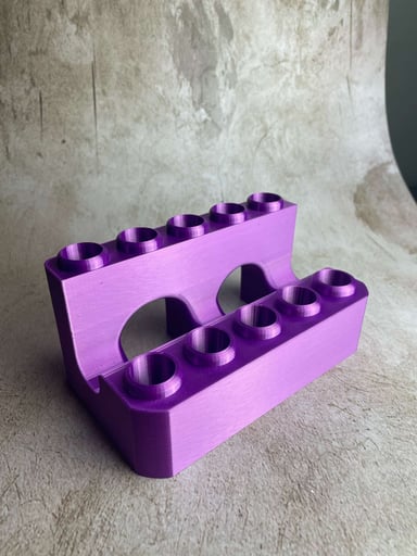 Preview pic of Purple Silk 2 Tier Stand