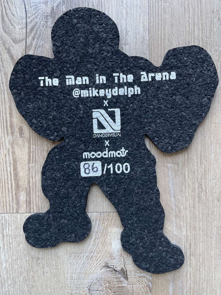Man in the arena moodmat Image 1