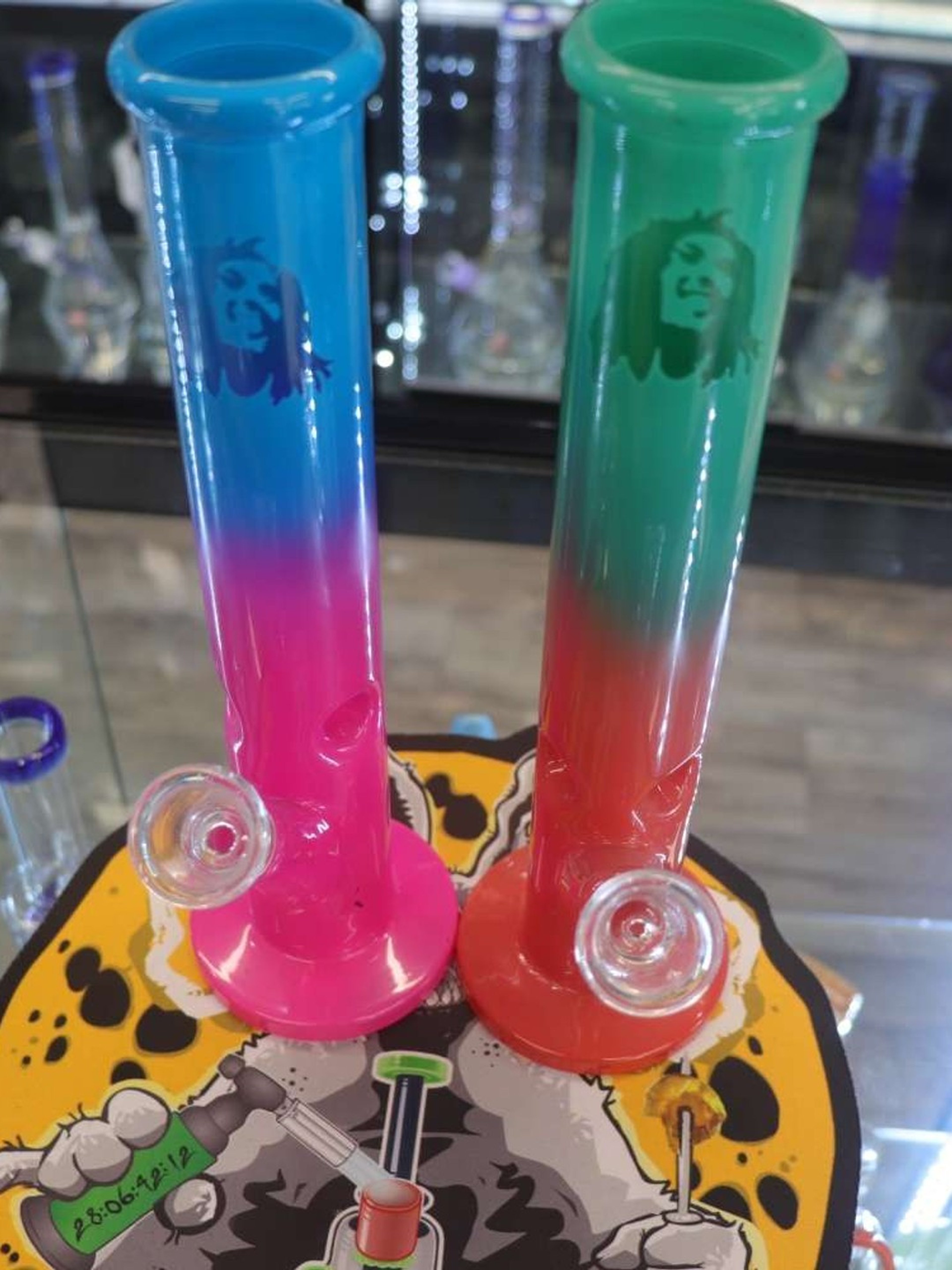 Preview pic of Bob Marley Straight Pipe Bong 🔥25%OFF🔥