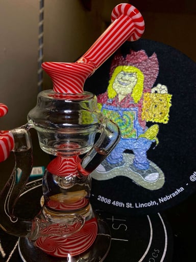 Preview pic of Kadabra_glass “candy cane” recycler
