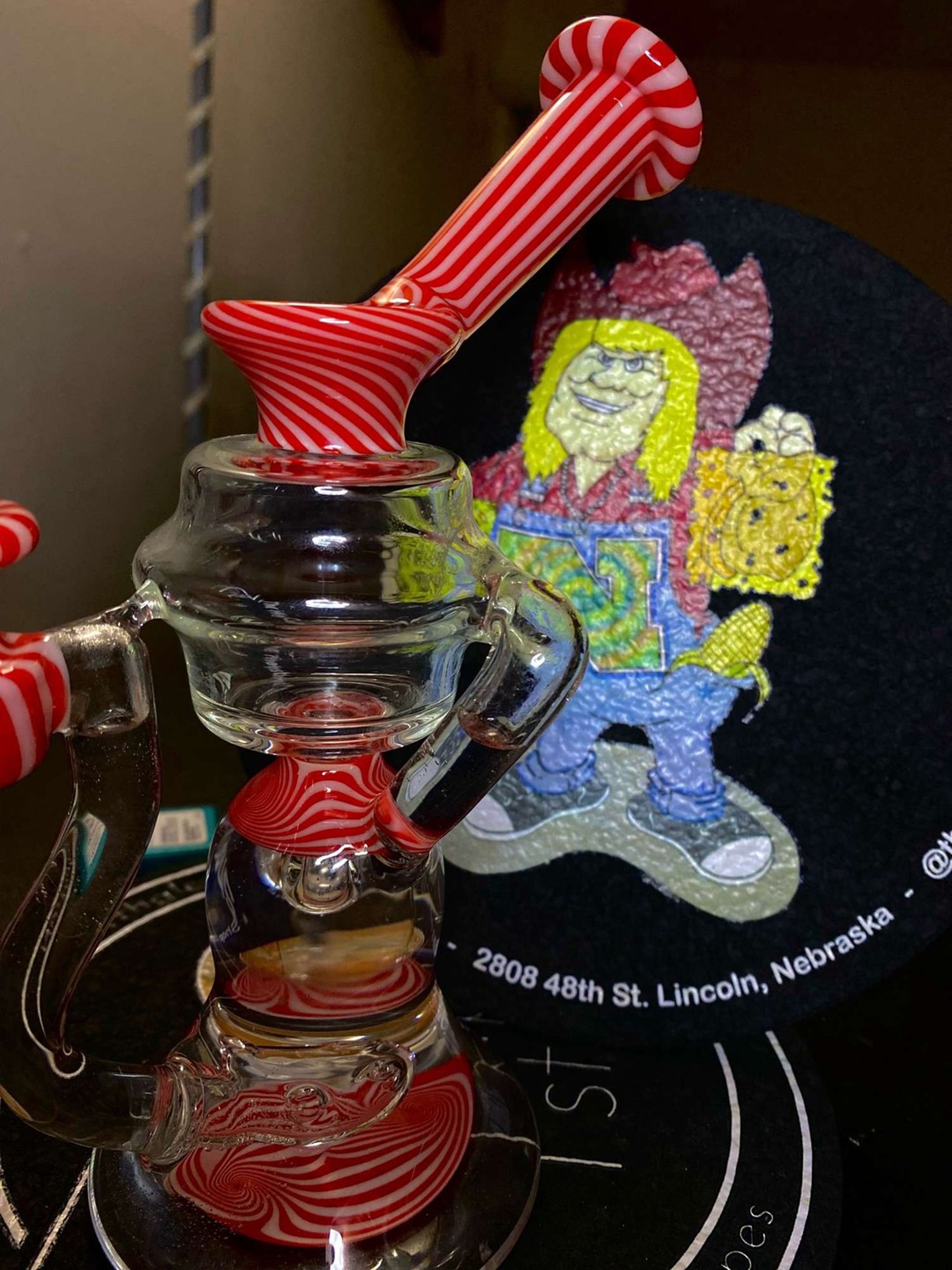Preview pic of Kadabra_glass “candy cane” recycler