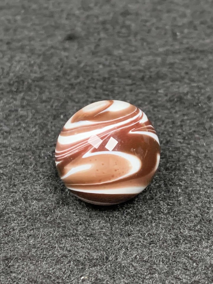 Chocolate swirl topper marble