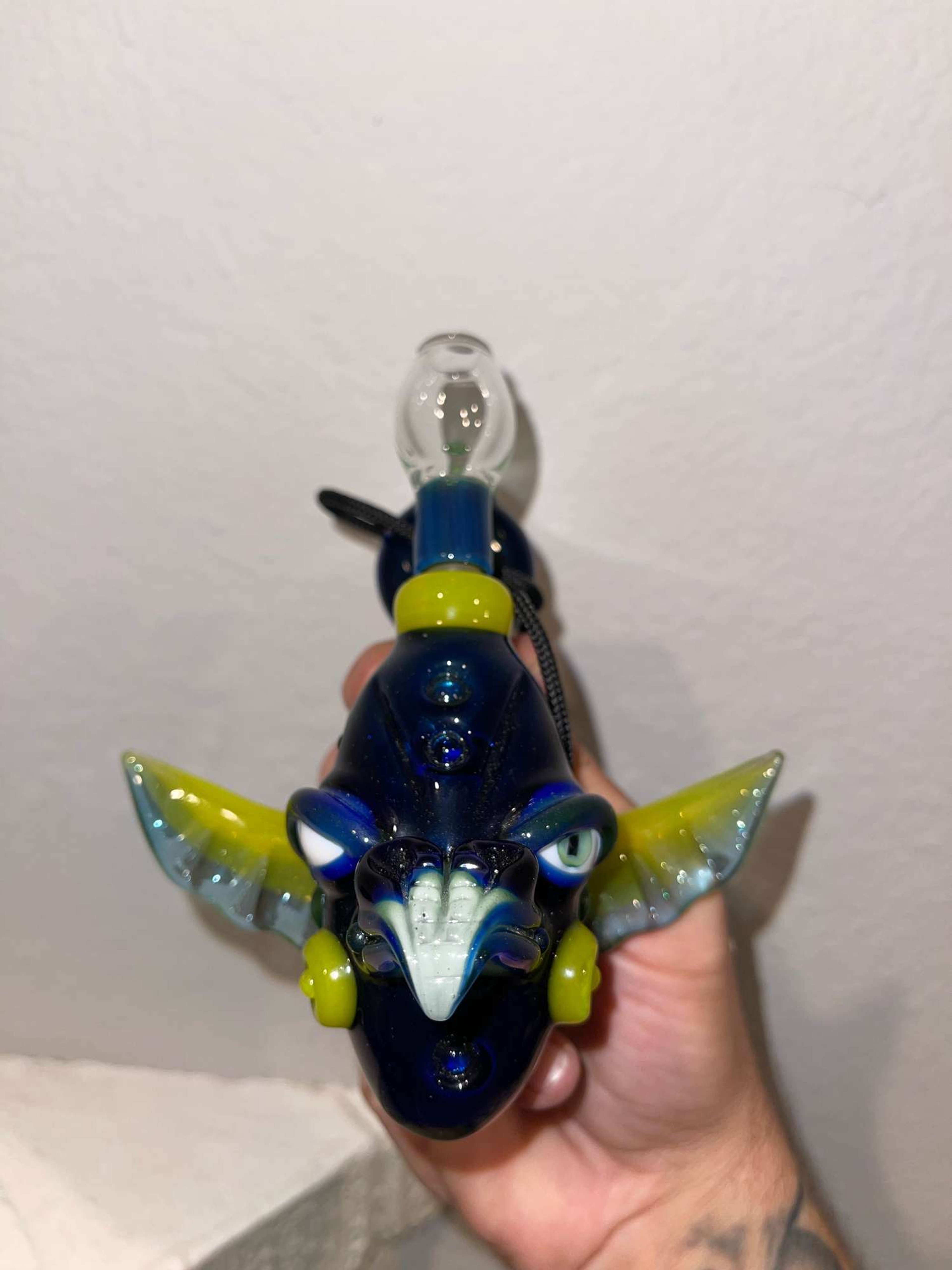 Preview pic of Creep Glass Bird Pendant 