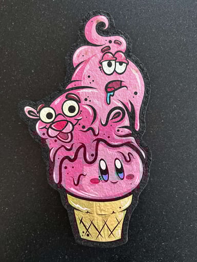Preview pic of (VectorMobb x moodmats) Cartoon Cone *Signed/Numbered*