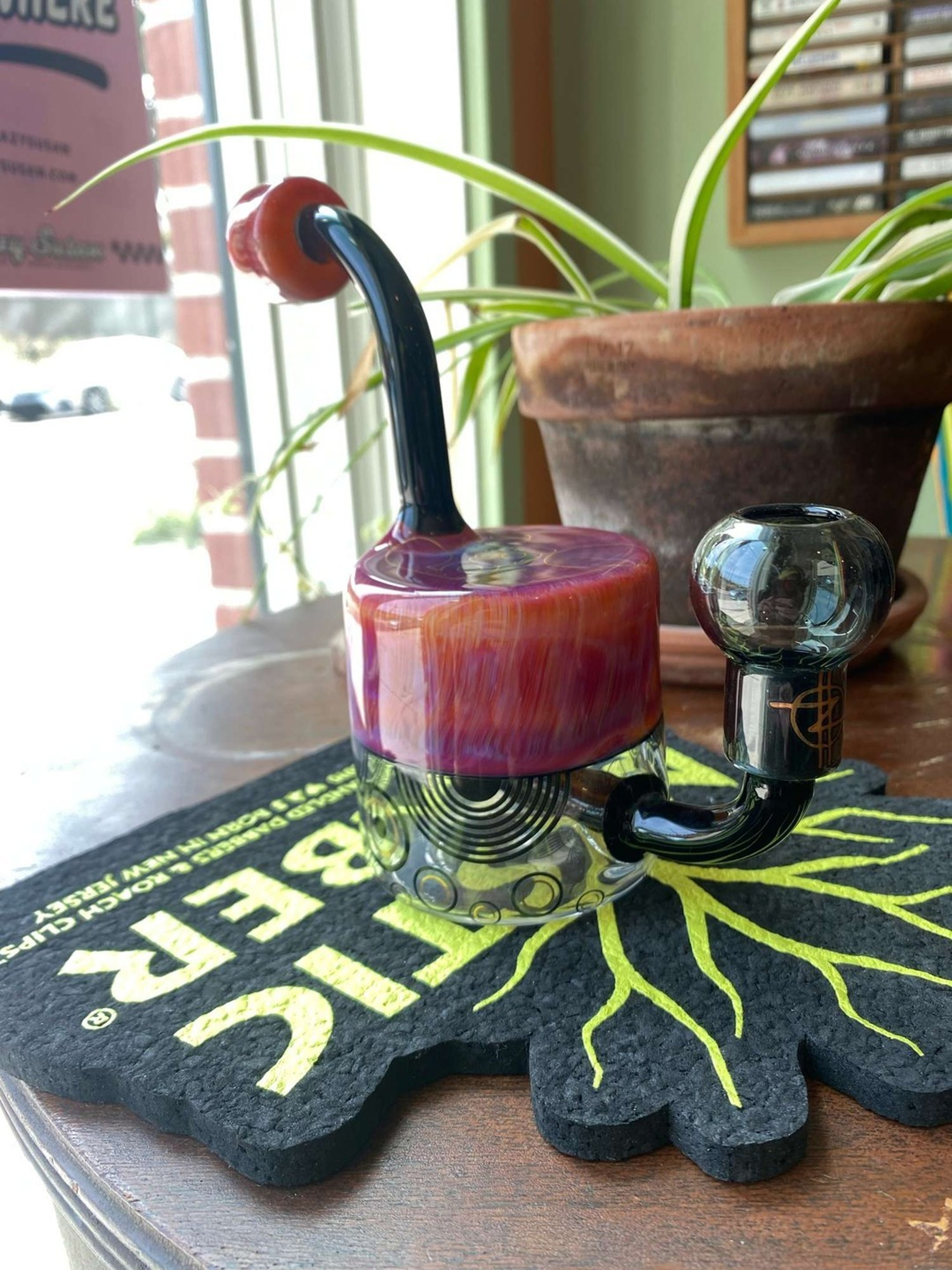 JAG Glass Purple & Clear Periscope Rig image 0